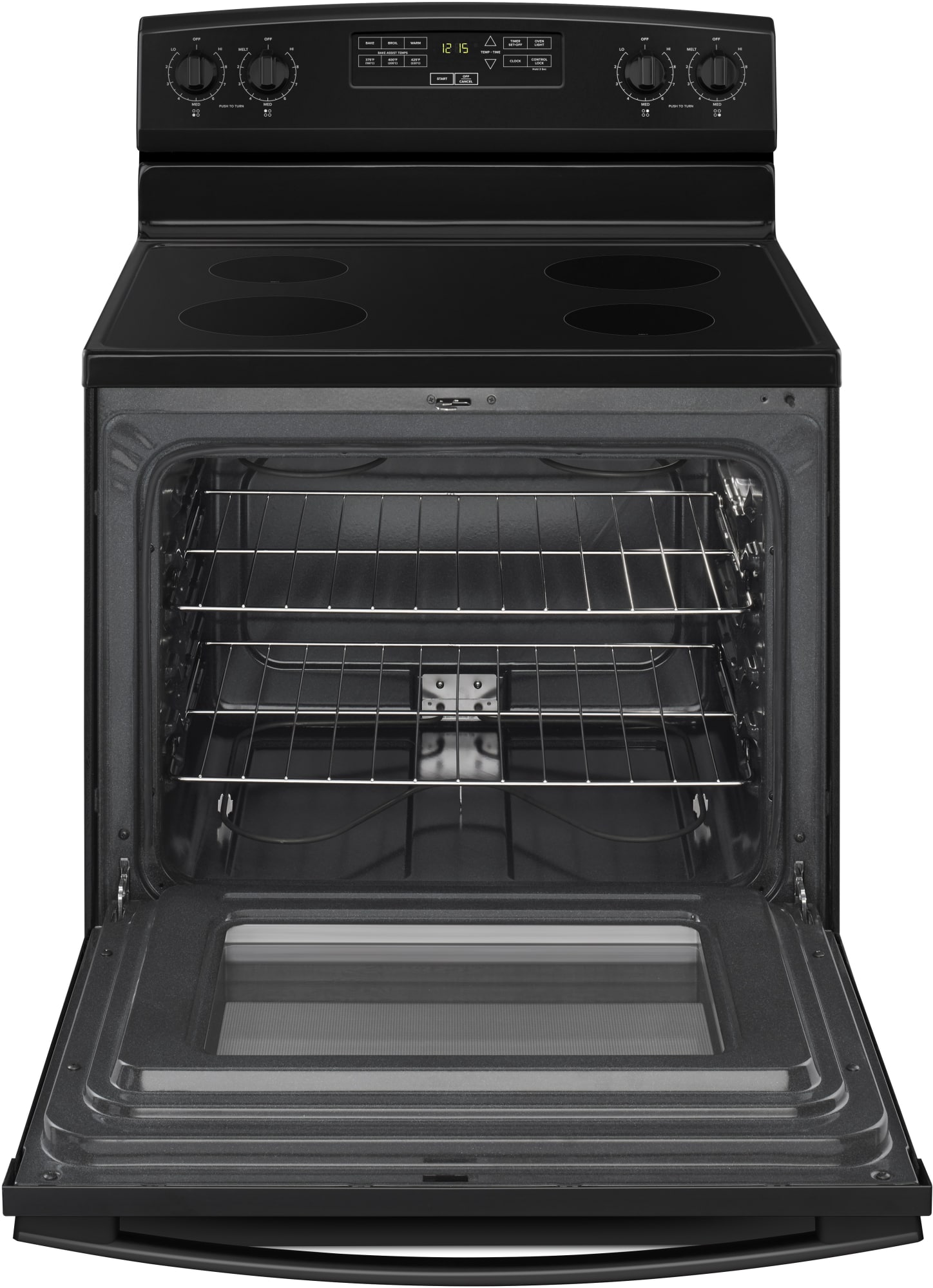 Amana AER6303MFB 30 Inch Electric Range with 4 Radiant Heating Elements