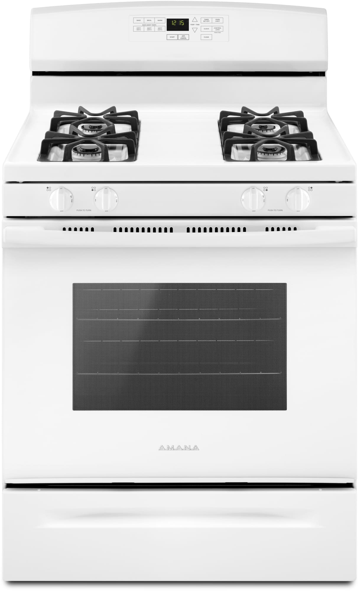 Amana AGR6603SFW 30 Inch Gas Range with 4 Sealed Burners, 5.0 cu. ft