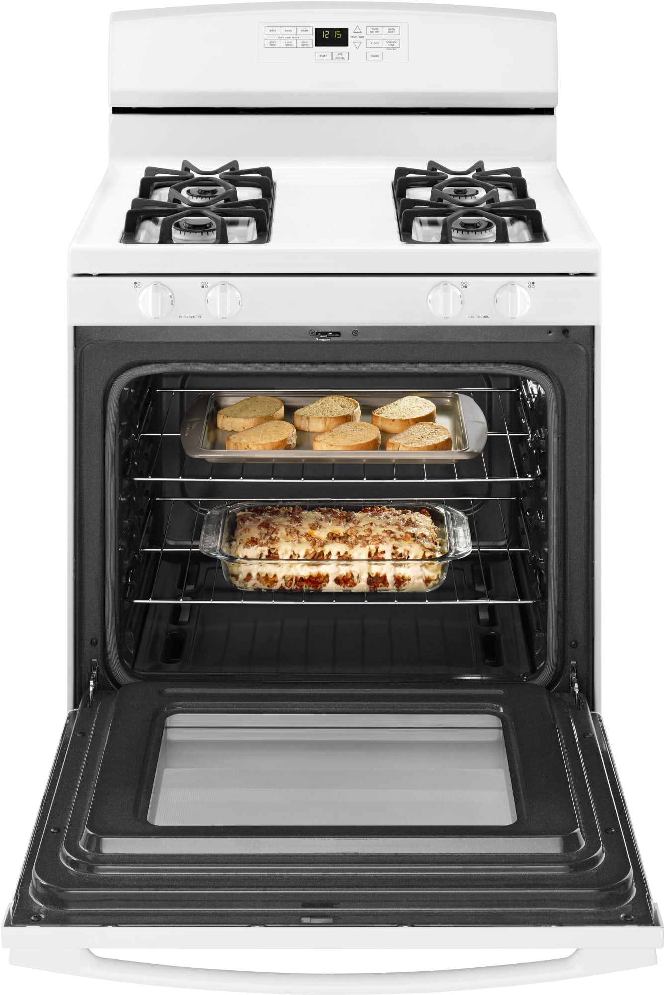 Amana AGR6603SFW 30 Inch Gas Range with 4 Sealed Burners, 5.0 cu. ft