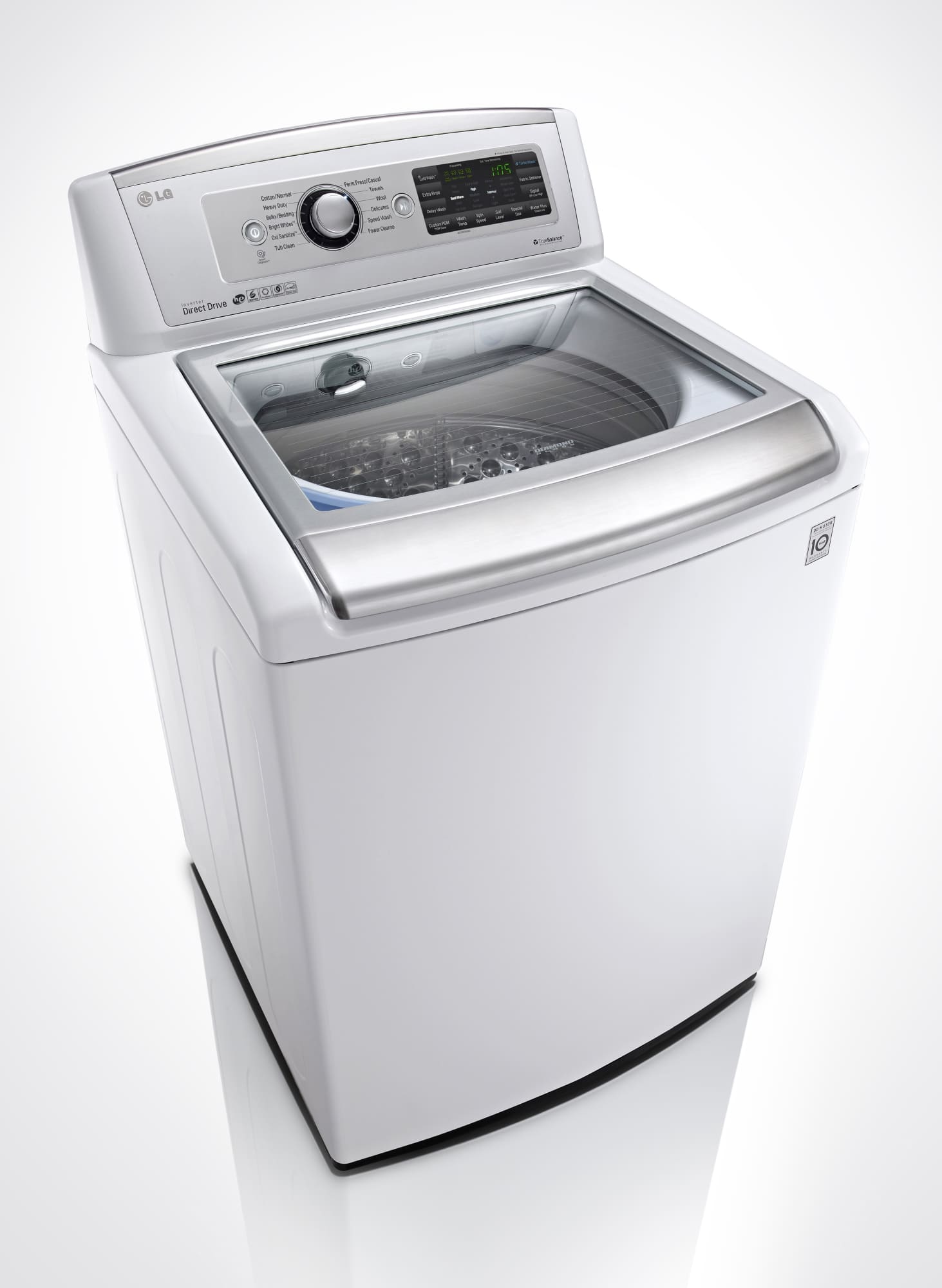 LG WT5480CW 27 Inch 5.0 cu. ft. Top Load Washer with 12 Wash Programs