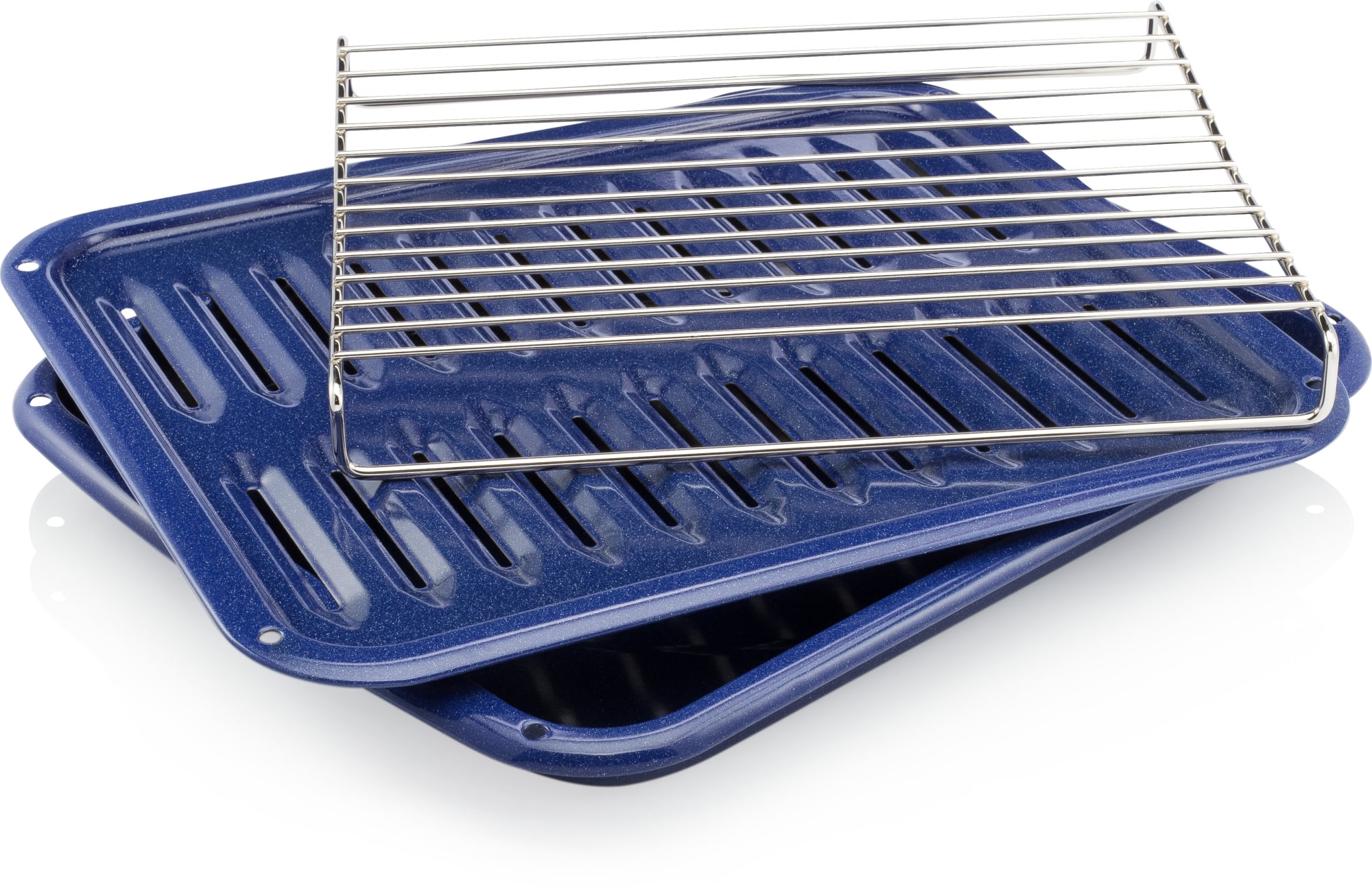Smart Choice BROILPANR Broiler Pan Kit with Roasting Rack