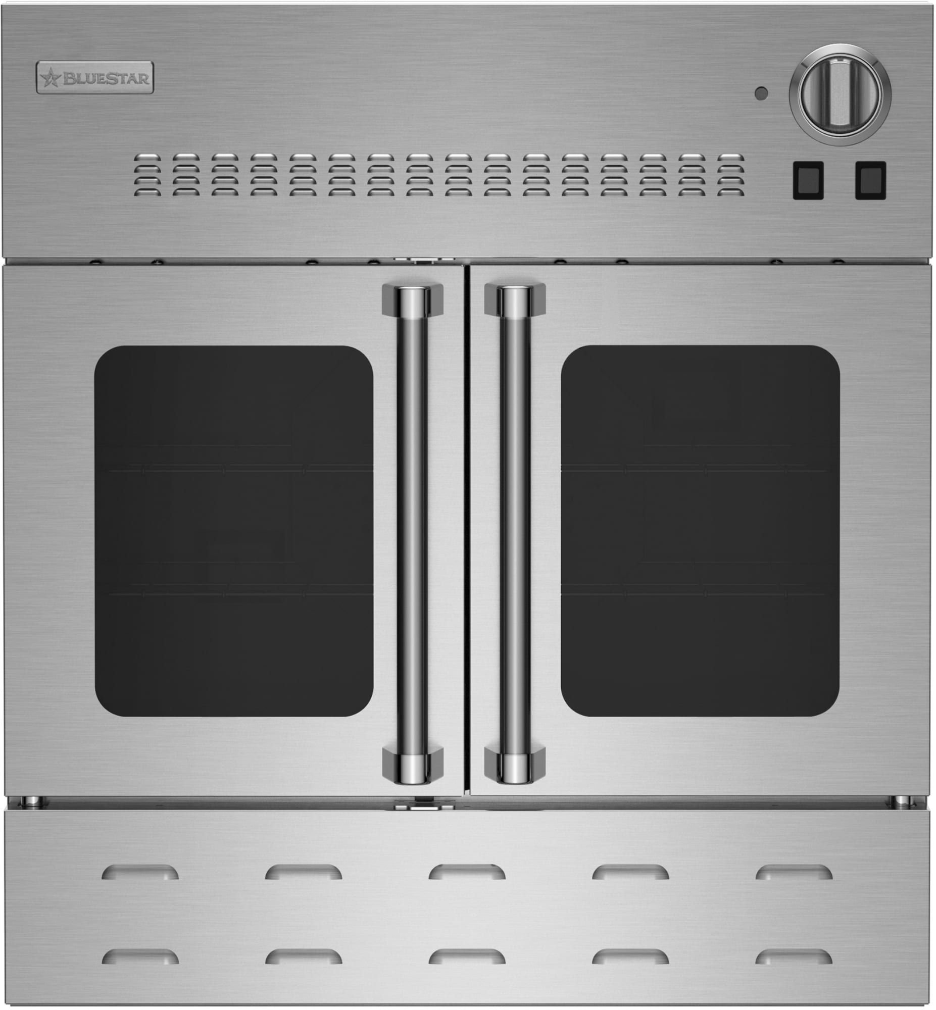 BlueStar BWO30AGSNG 30 Inch Single French Door Gas Wall Oven with