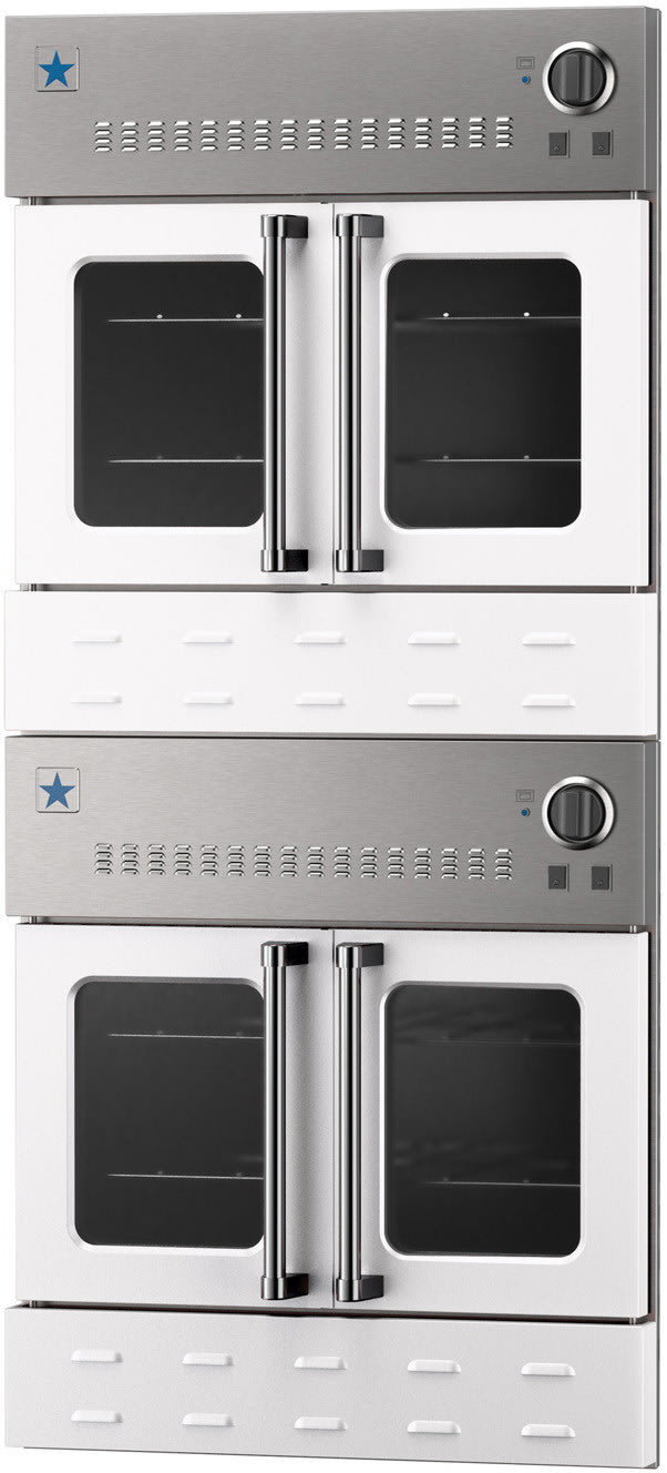 BlueStar BWO30AGSLCPLT 30 Inch Single French Door Gas Wall Oven with