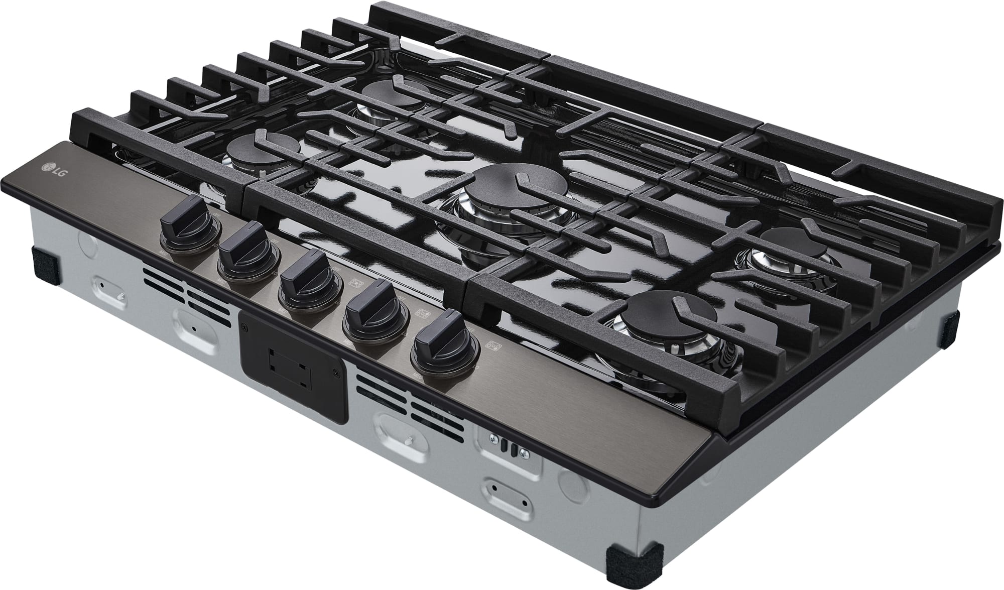 LG CBGJ3023D 30 Inch Gas Cooktop with 5 Sealed Burners, 20K BTU