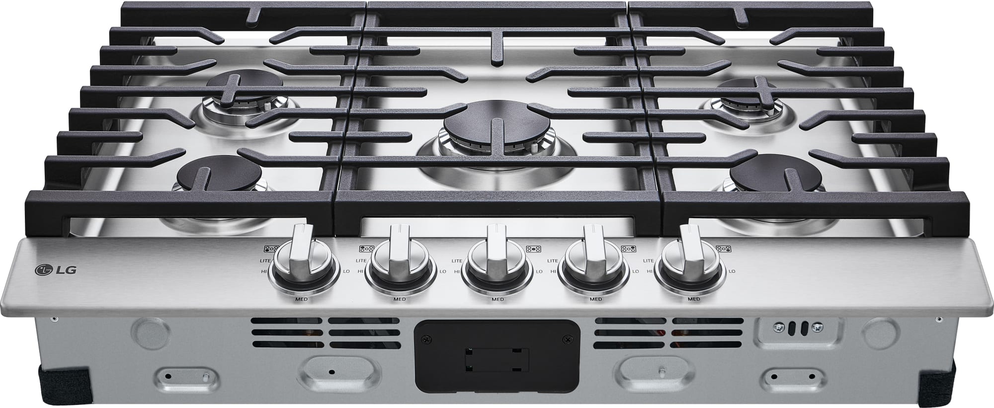LG CBGJ3023S 30 Inch Gas Cooktop with 5 Sealed Burners, Continuous Cast