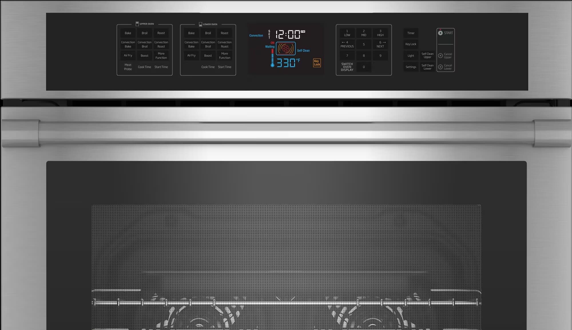 Beko WOD30100SS 30 Inch Double Electric Wall Oven with 11.4 cu. ft