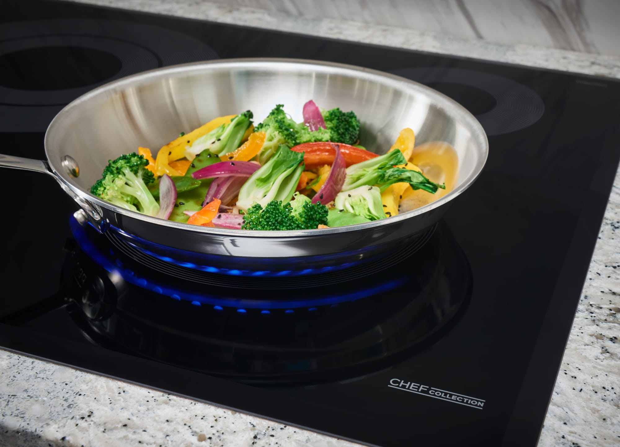 Samsung NZ30M9880UB 30 Inch Smart Induction Cooktop with WiFi, Flex