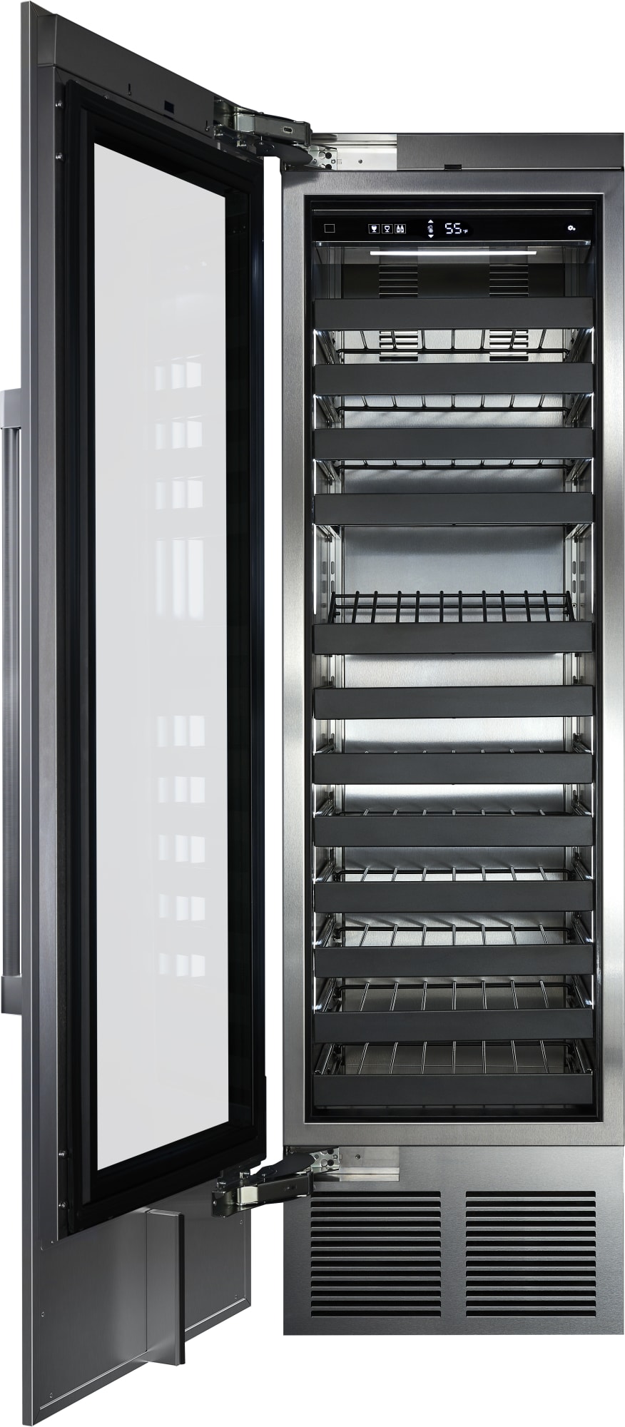 Perlick CR24W14L 24 Inch Wine Reserve with 94 Bottle Capacity, Single