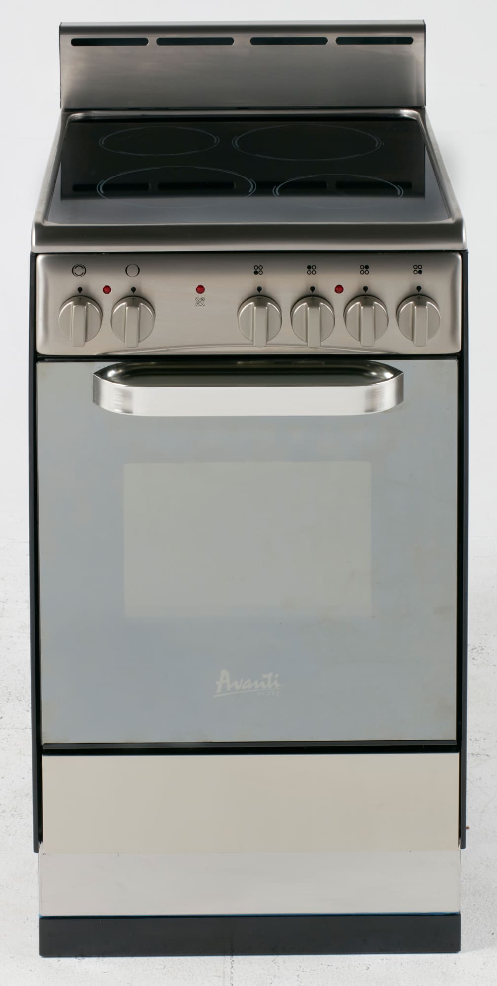 Avanti DER202BS 20 Inch Freestanding Electric Range with 4 Burner Black