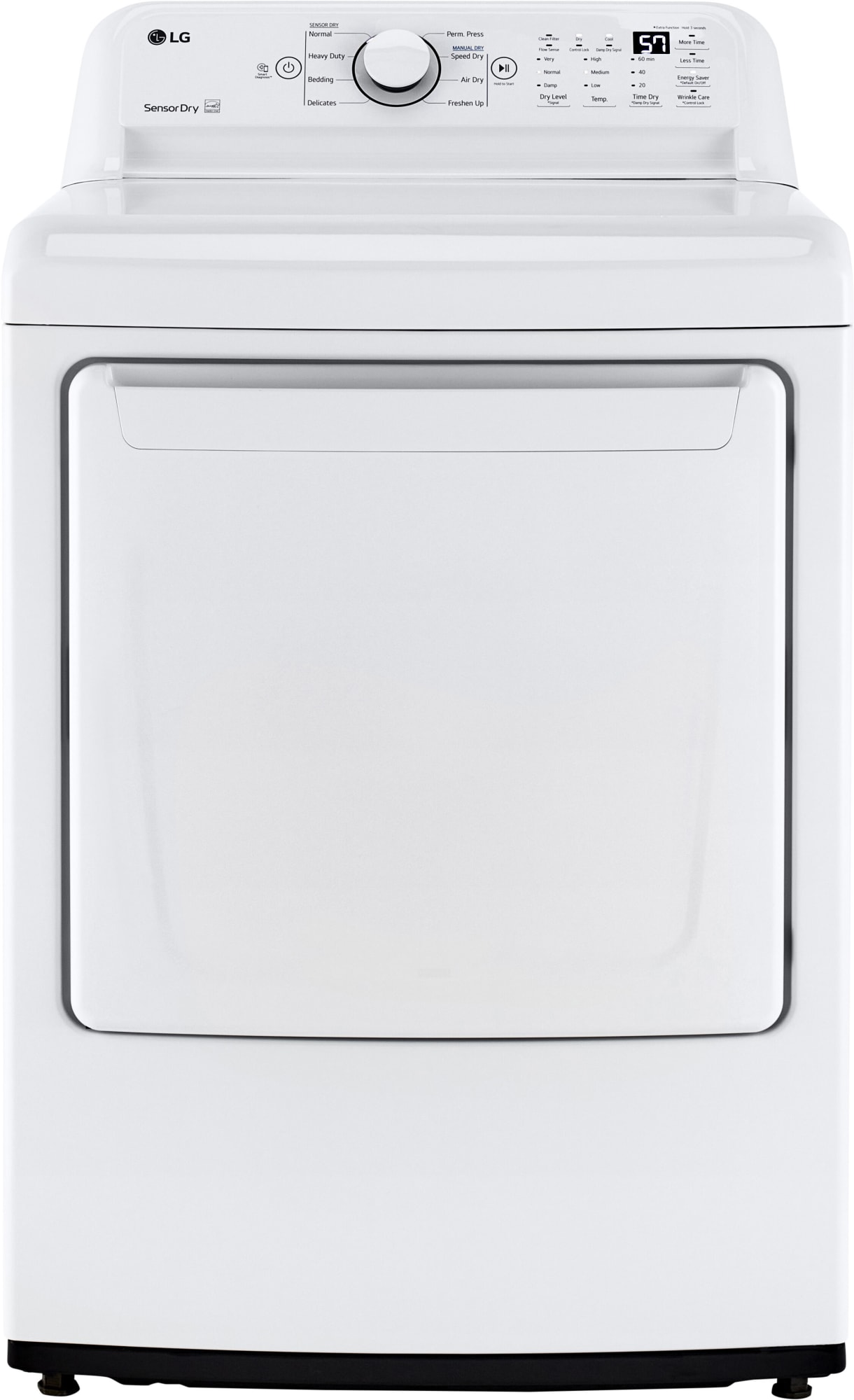 LG DLG7001W 27 Inch Gas Dryer with 7.3 Cu. Ft. Capacity, 8 Dryer