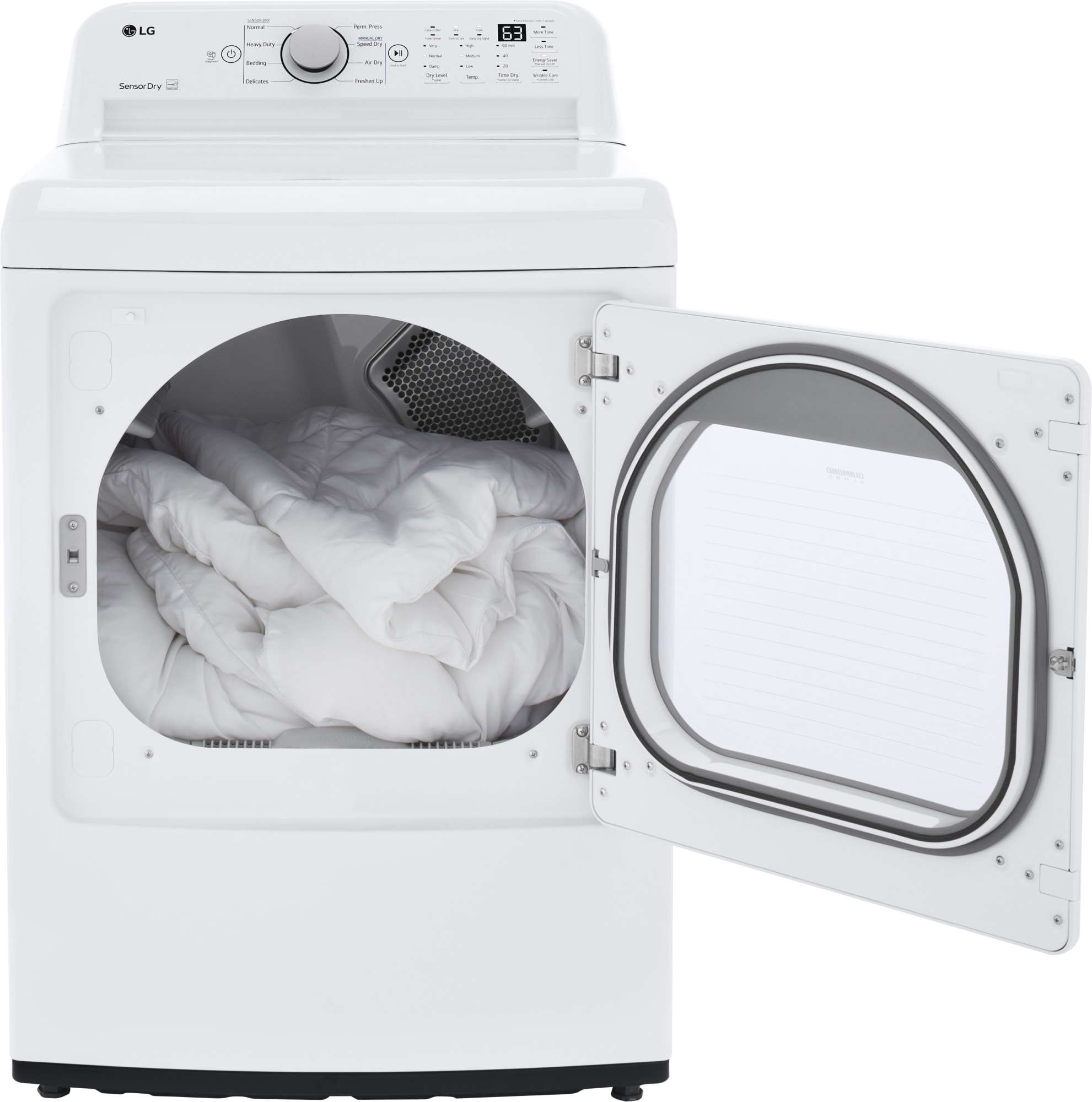 LG DLG7151W 27 Inch Gas Dryer with 7.3 Cu. Ft. Capacity, 8 Dryer