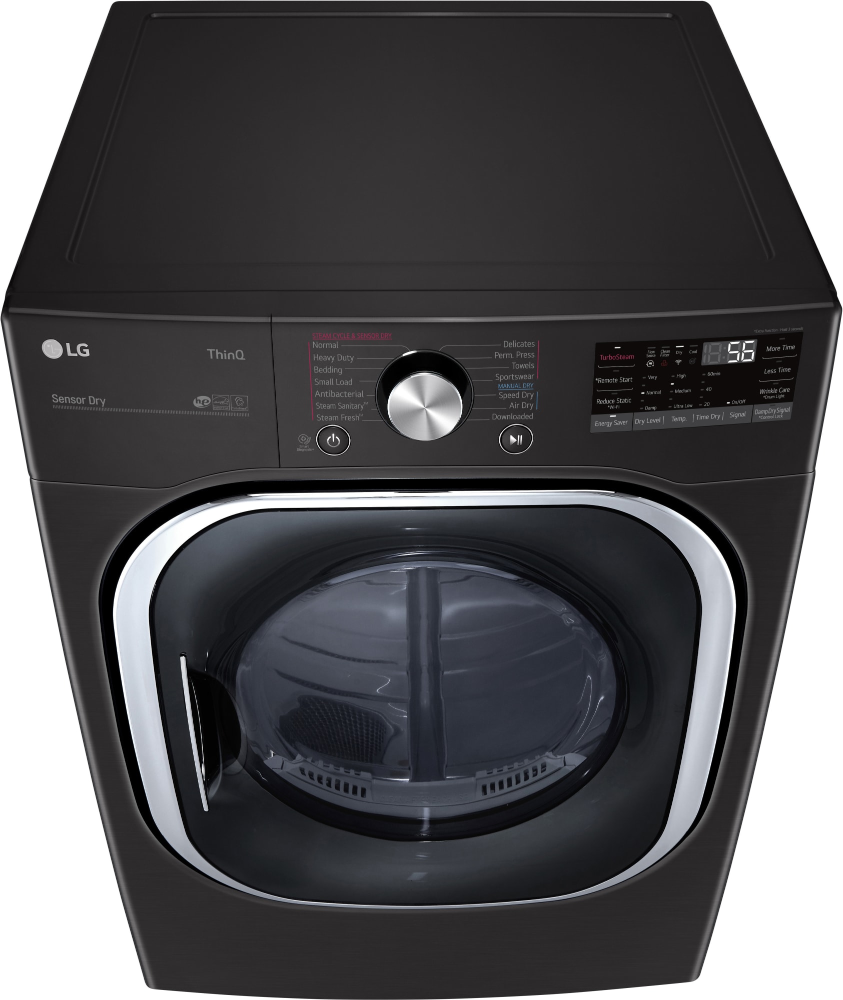 LG DLEX4500B 27 Inch Electric Smart Dryer with 7.4 cu. ft. Capacity