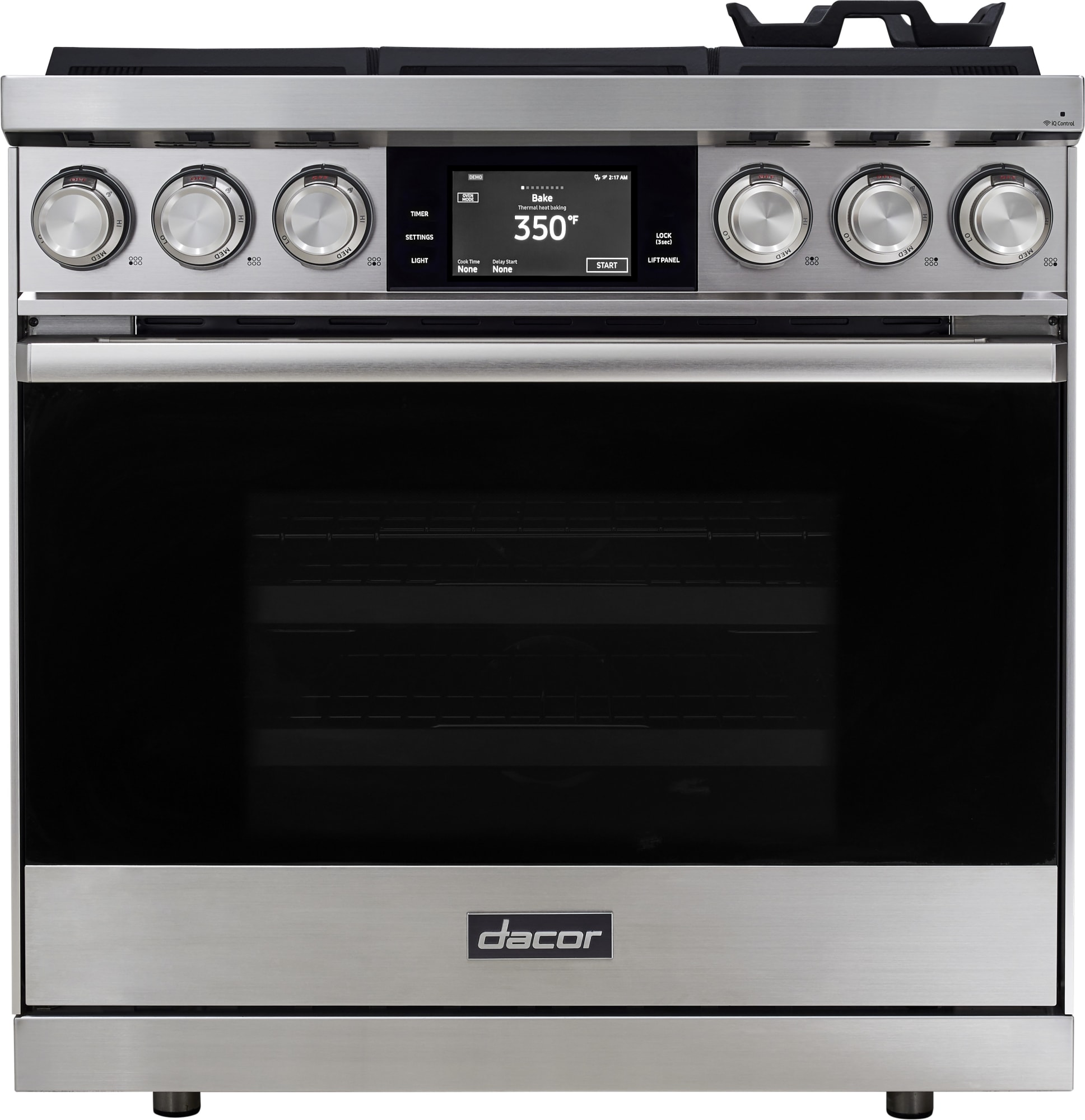 Dacor DOP36M86DPS 36 Inch Freestanding Dual Fuel Smart Range with 6