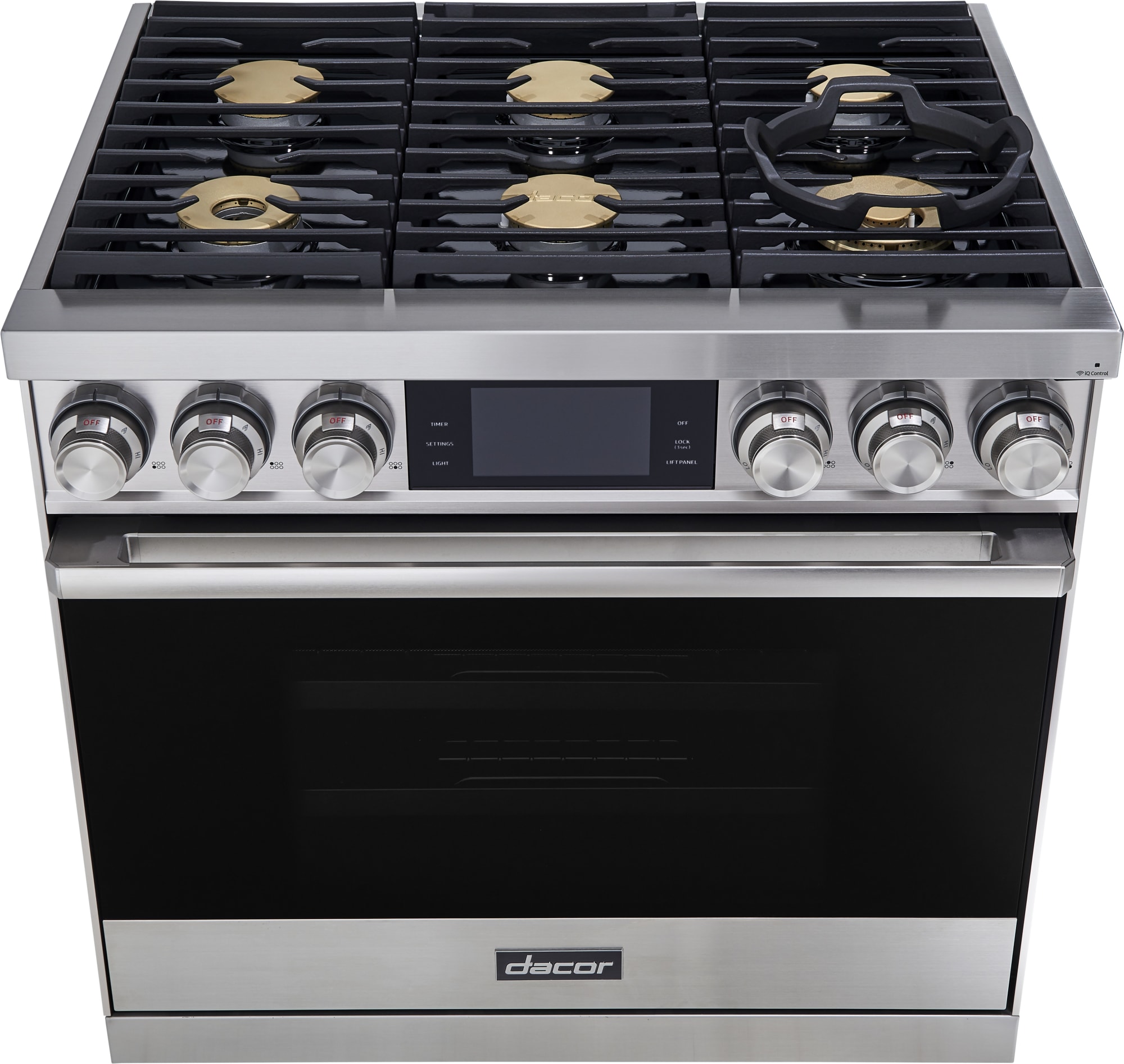 Dacor DOP36M86DAS 36 Inch Freestanding Dual Fuel Smart Range with 6