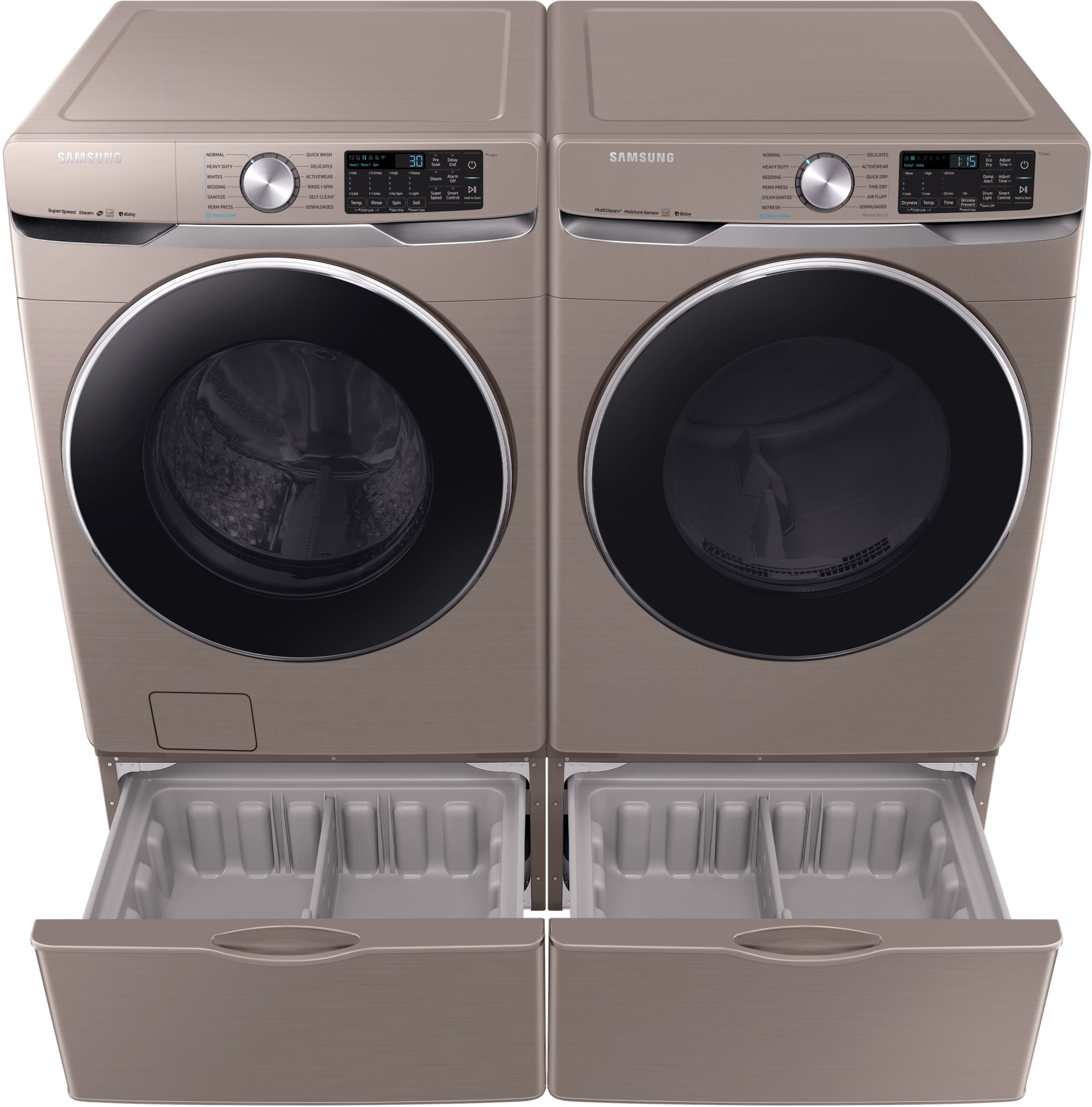 samsung-sawadrgc63001-side-by-side-washer-dryer-set-with-front-load
