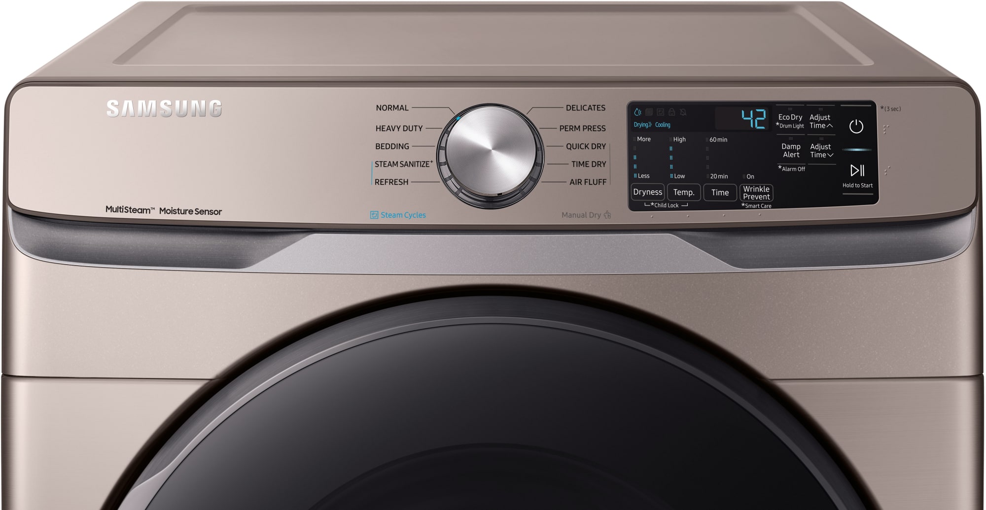 Samsung DVE45R6100C 27 Inch Electric Dryer with 7.5 Cu. Ft. Capacity
