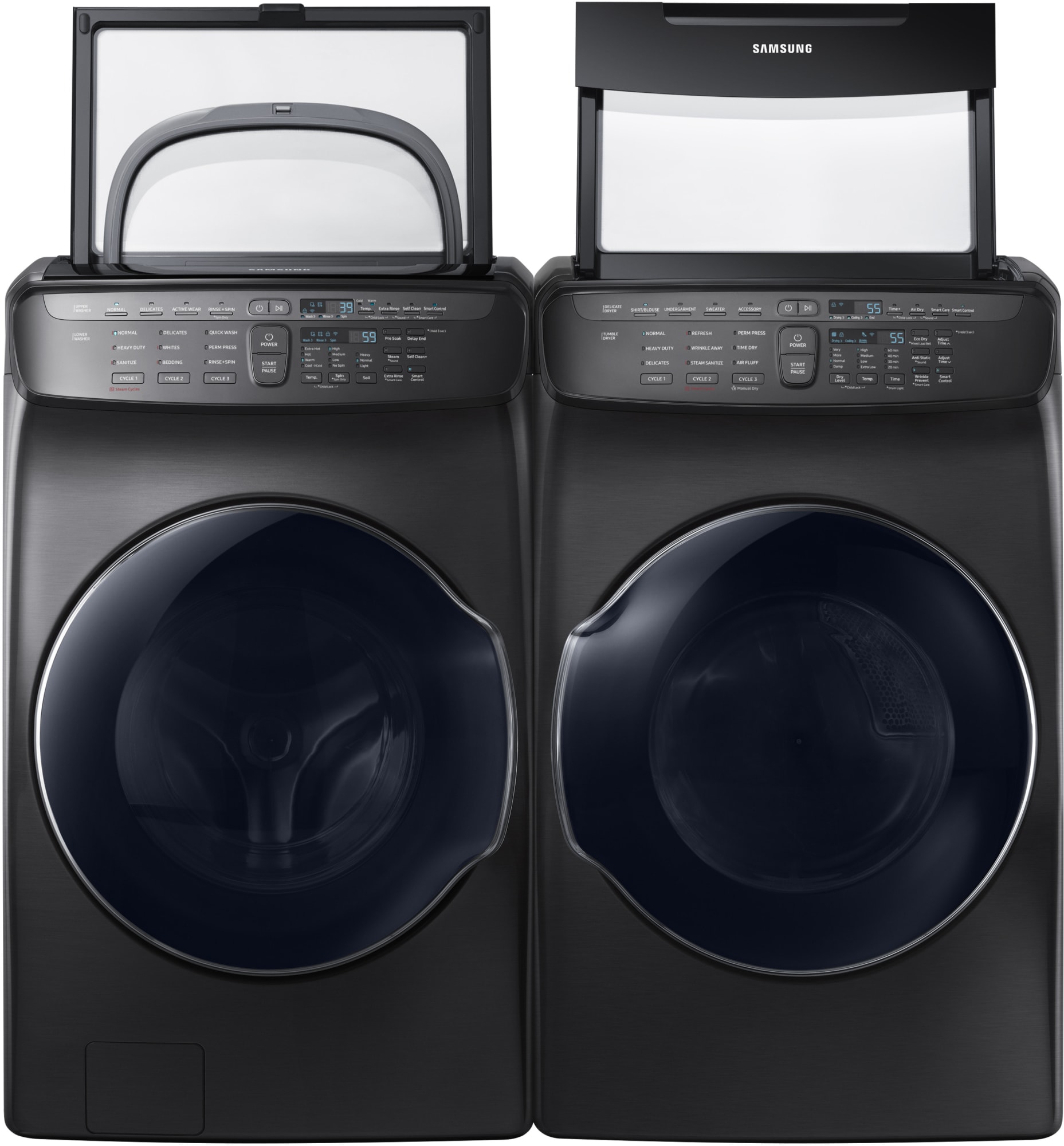 Samsung SAWADRGV341 SidebySide Washer & Dryer Set with Front Load