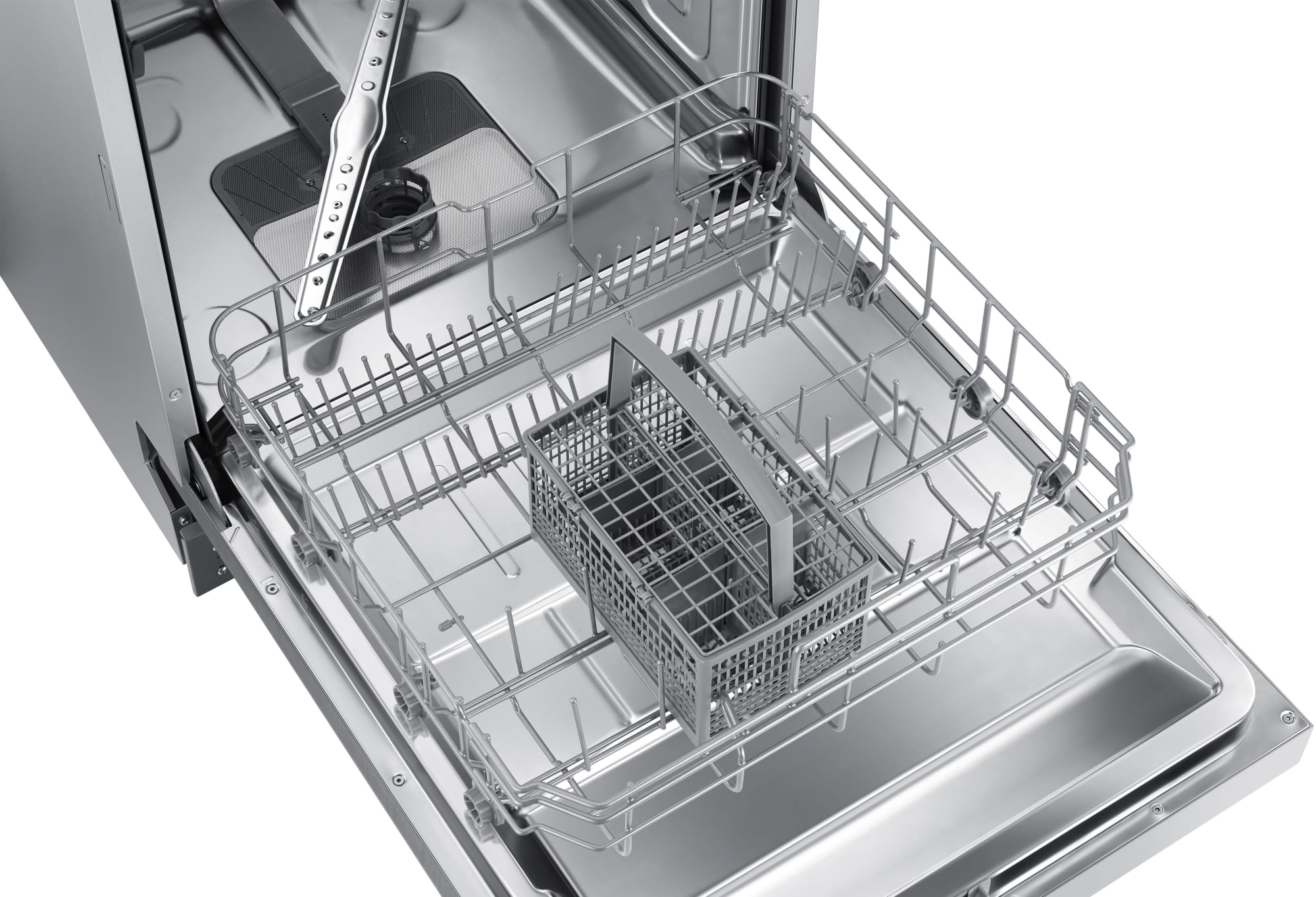 Samsung DW60R2014US 24 Inch Full Console Dishwasher with 12 Place Setting Capacity, 4 Wash
