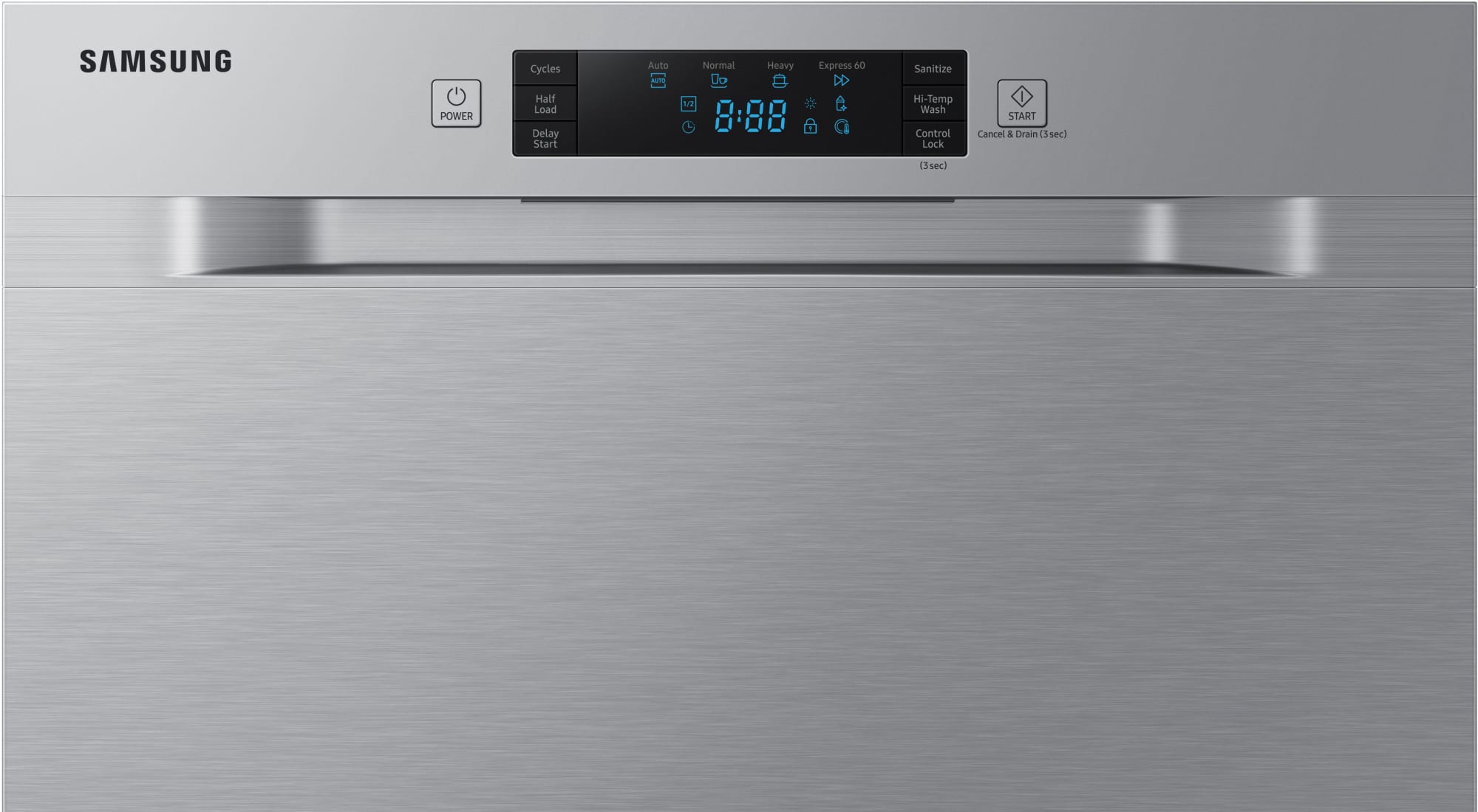 Samsung DW60R2014US 24 Inch Full Console Dishwasher with 12 Place
