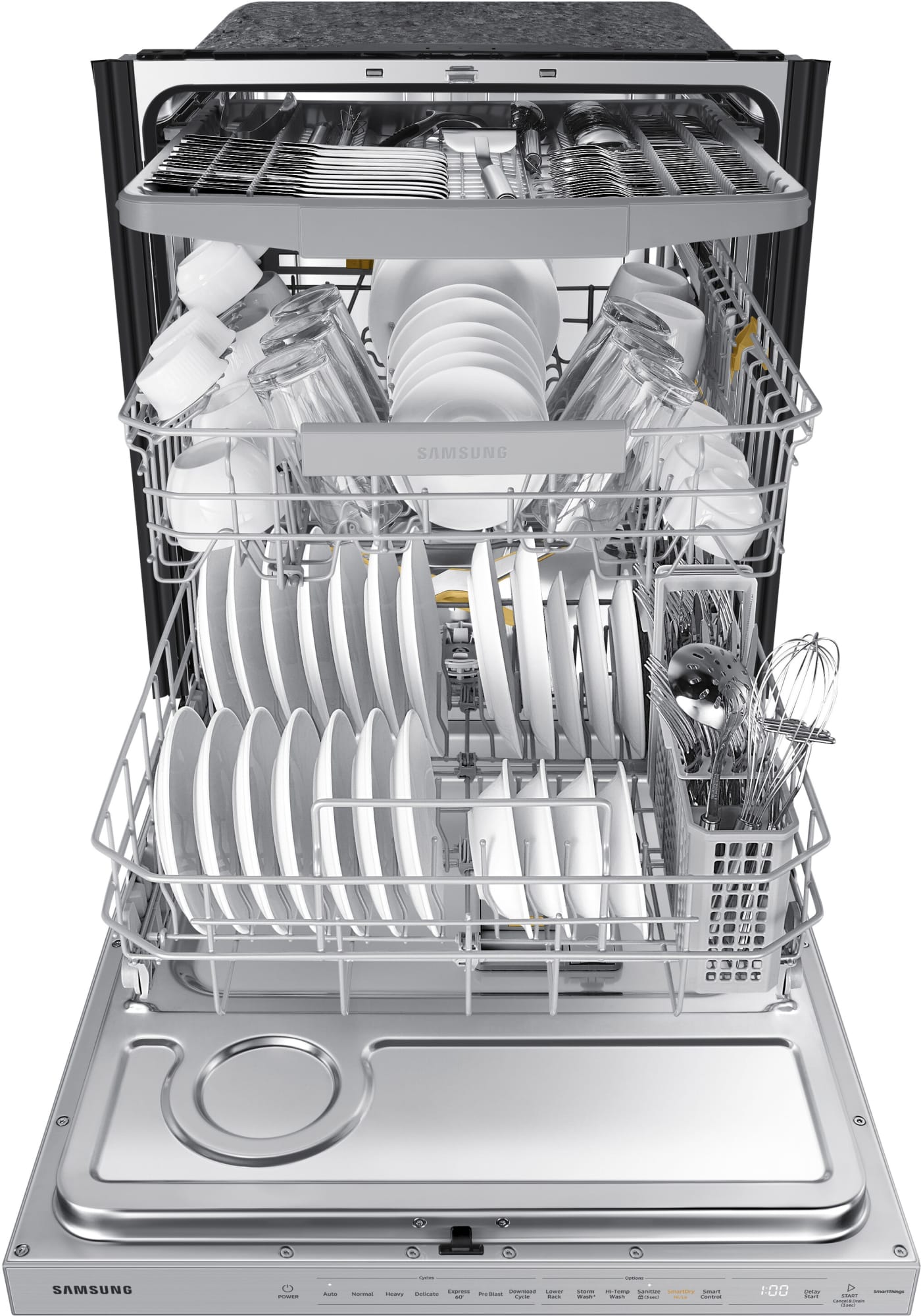 Samsung DW80BB707012 24 Inch Fully Integrated Smart Dishwasher with 15