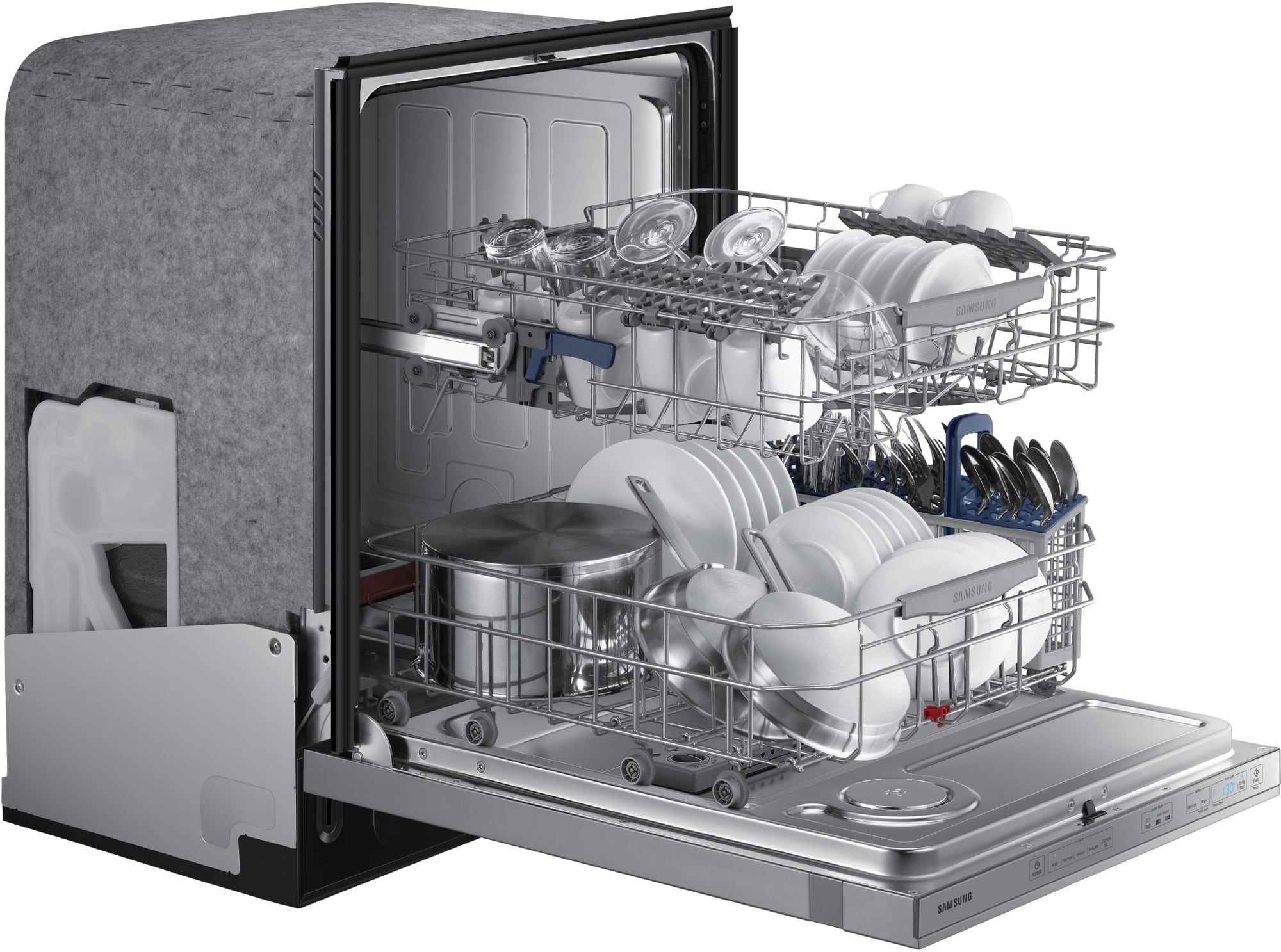 Samsung DW80J7550US Fully Integrated Dishwasher with 15 Place Setting
