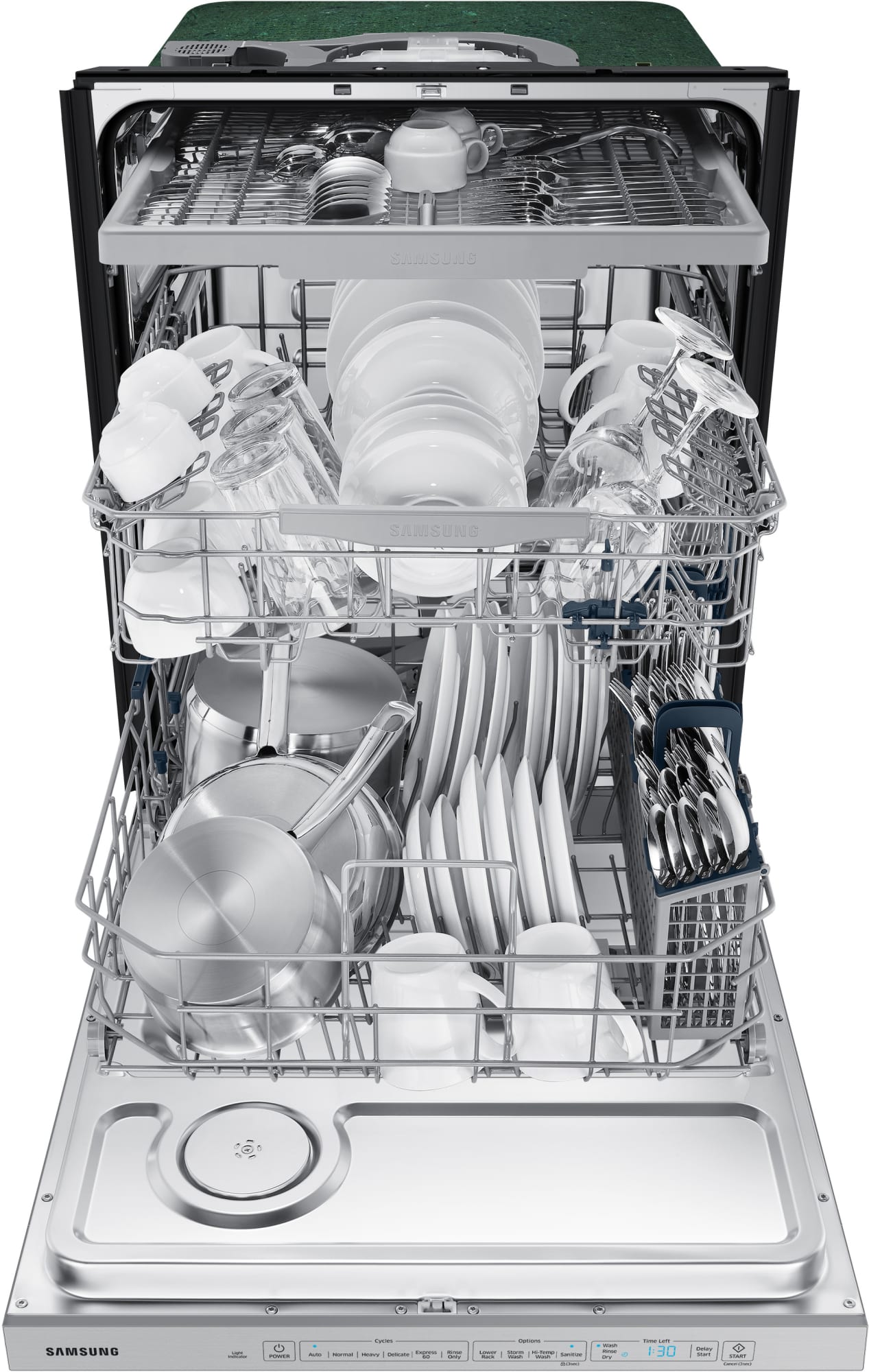 Samsung DW80R5060US 24 Inch Fully Integrated Dishwasher with 15 Place
