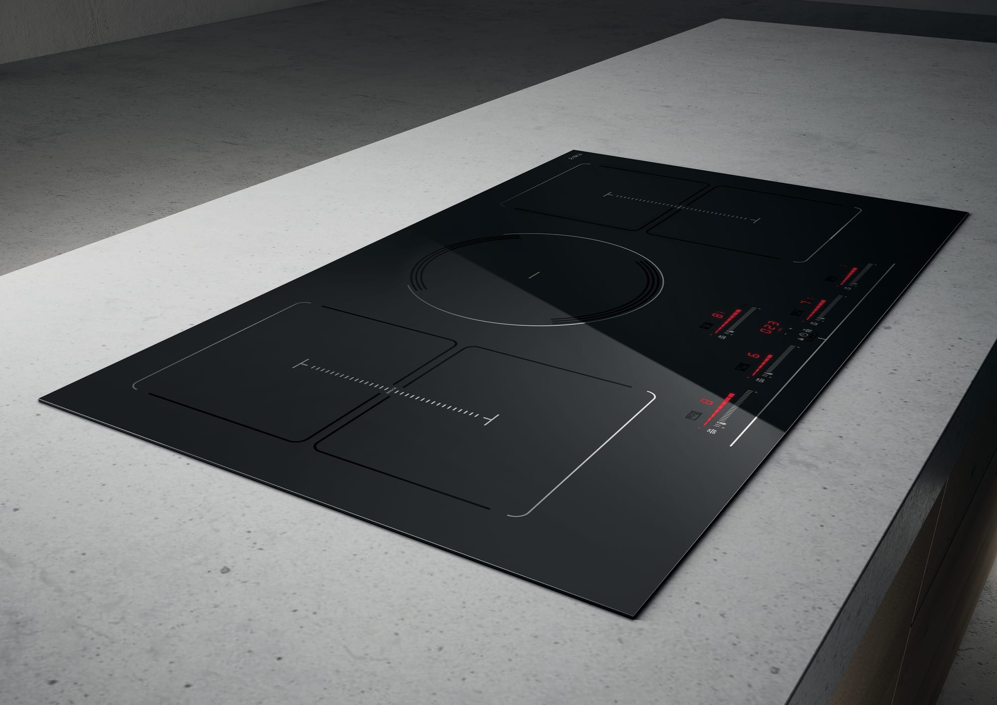 Elica EGL536BL 36 Inch Induction Cooktop with Stream Technology