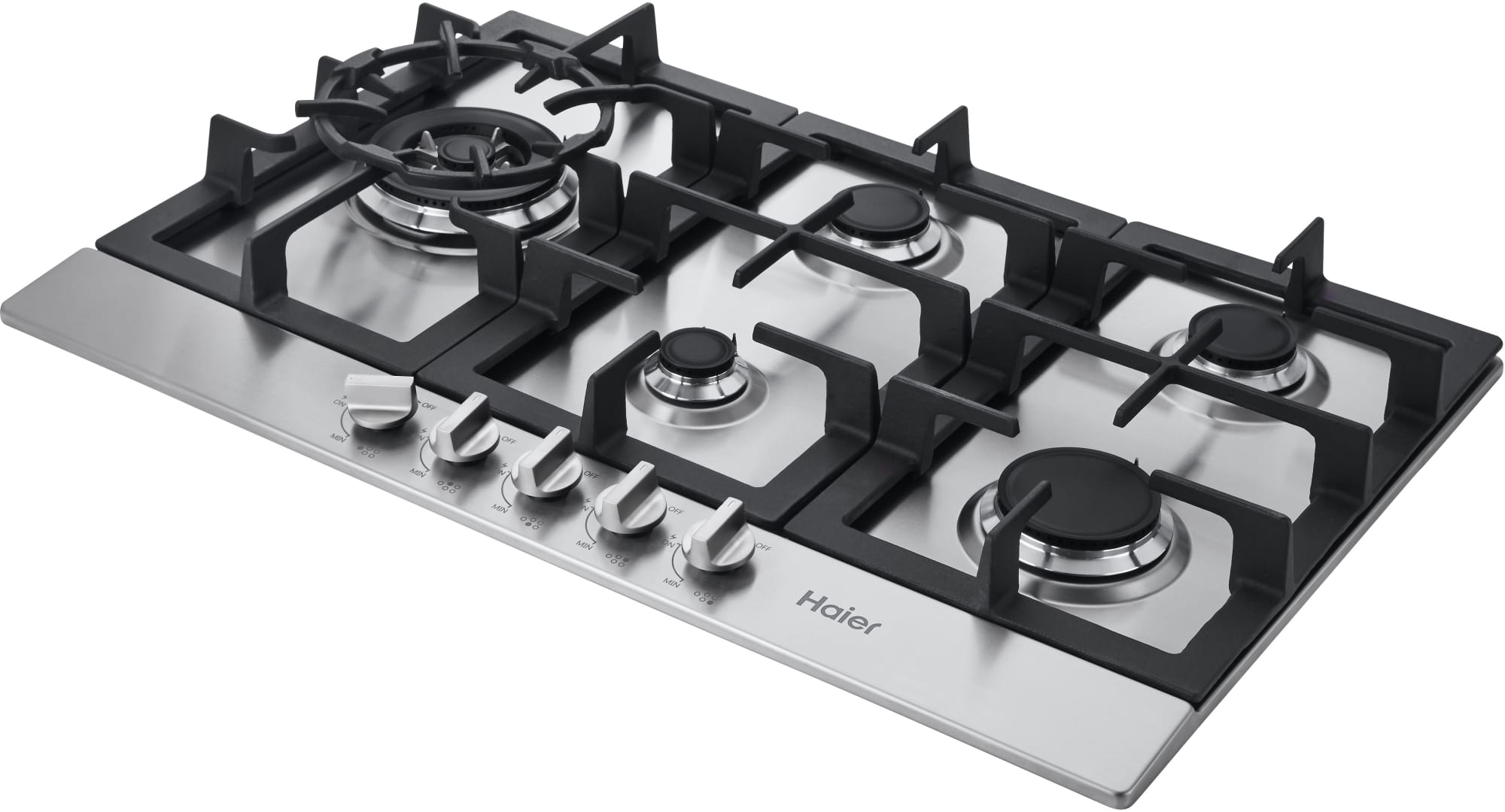 Haier HCC3230AGS 30 Inch Gas Cooktop with Triple Ring Burner