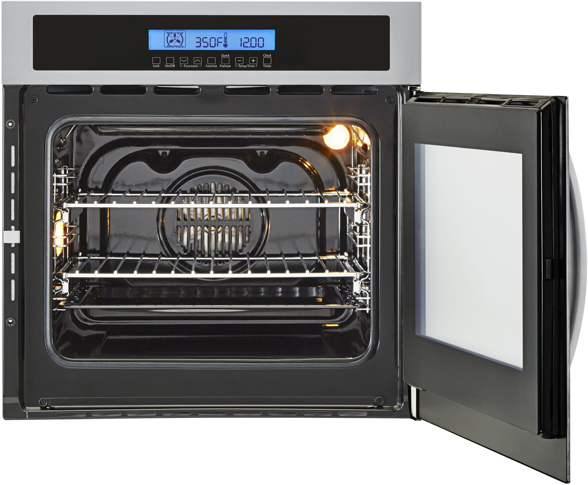 Haier HCW225RAES 24 Inch Wall Oven with European Convection, LCD