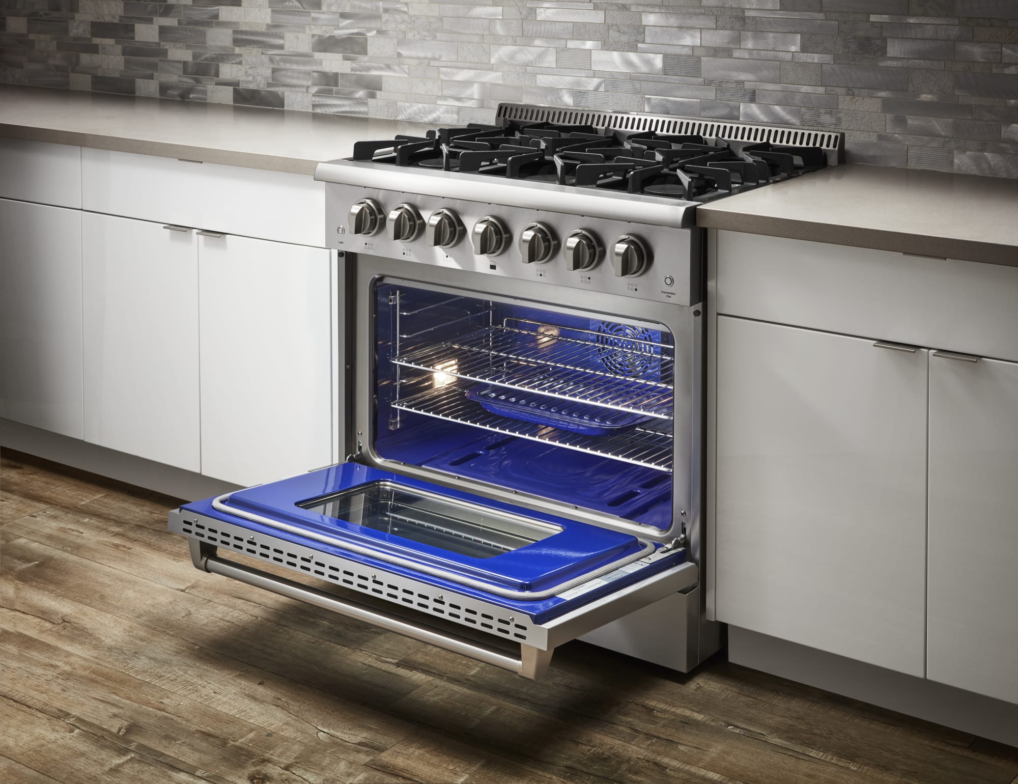 Thor Kitchen HRD3606U 36 Inch Freestanding Professional Dual Fuel Range