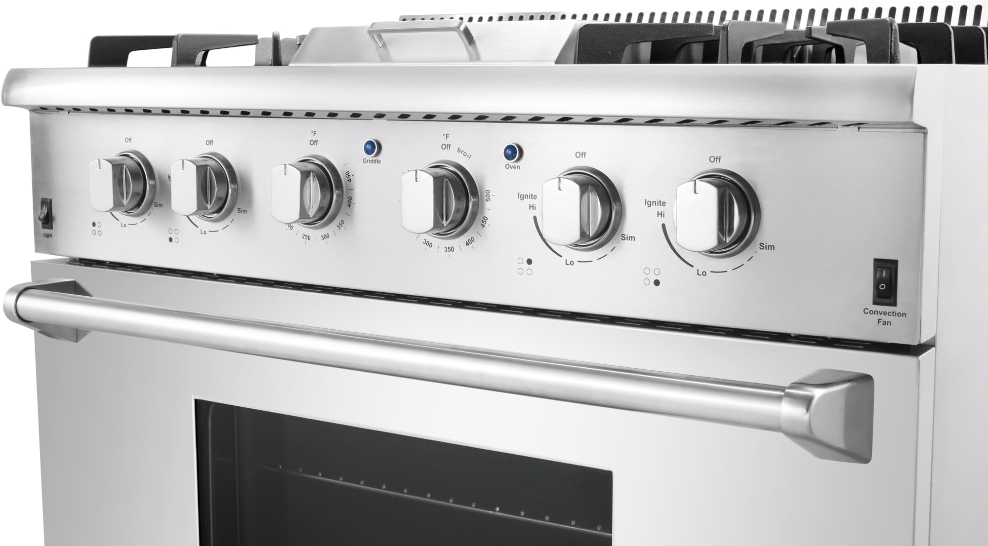 Thor Kitchen HRG3617U 36 Inch Freestanding Gas Range with Convection