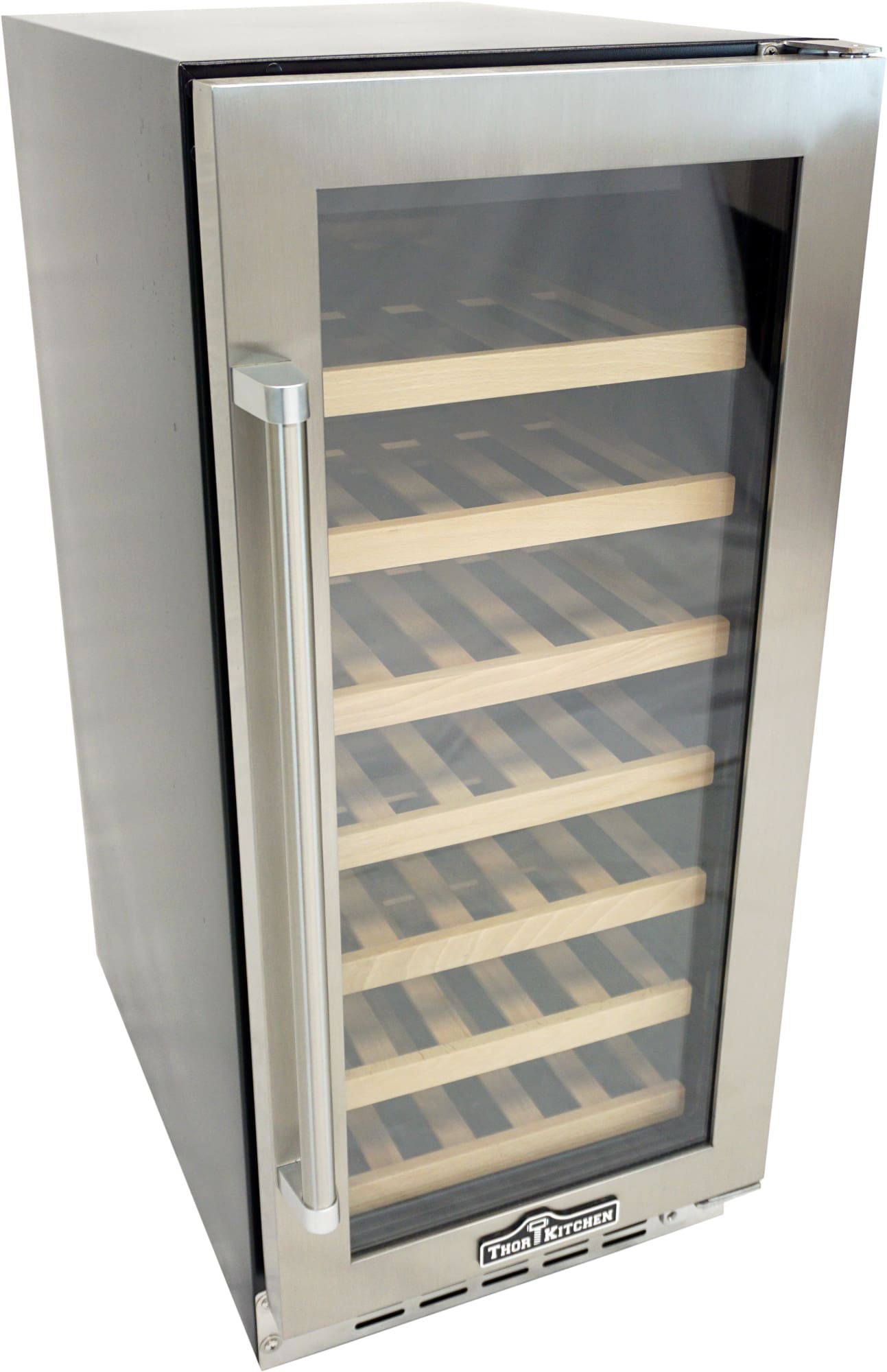 Thor Kitchen HWC2407U 15 Inch BuiltIn/Freestanding Wine Cooler with 33 Bottle Capacity