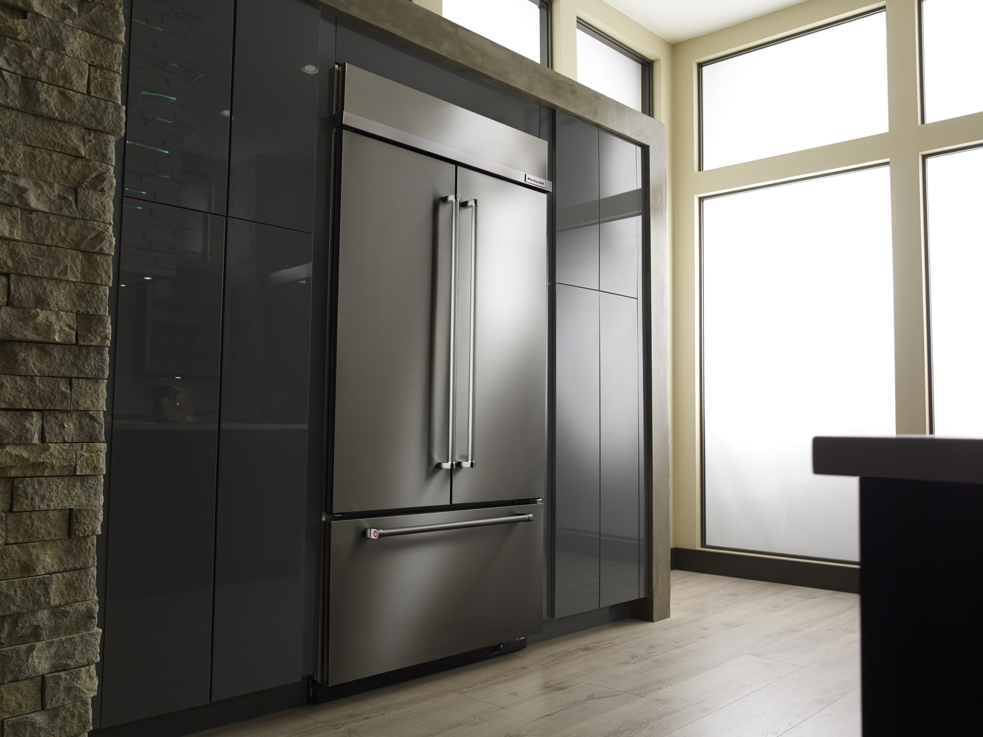 KitchenAid KBFN502EPA 42 Inch French Door Refrigerator with 24.2 cu. ft