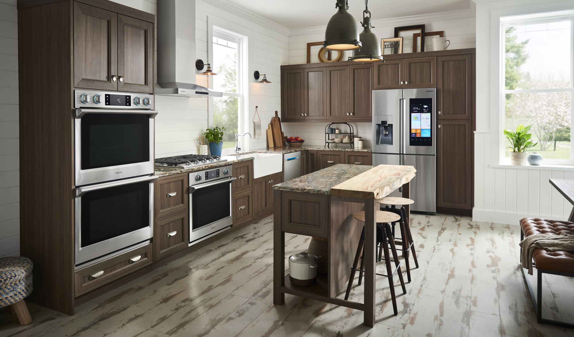 Samsung NK30K7000WS 30 Inch Smart Wall Mount Chimney Range Hood with Wi