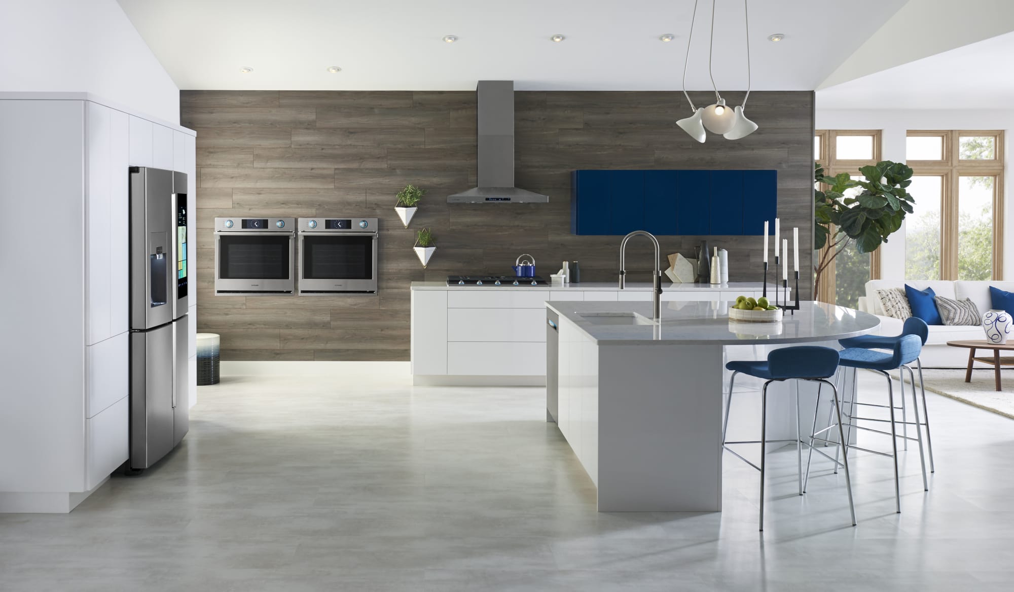 Samsung NV51K6650SS 30 Inch Wall Oven with 5.1 cu. ft. Capacity, Steam