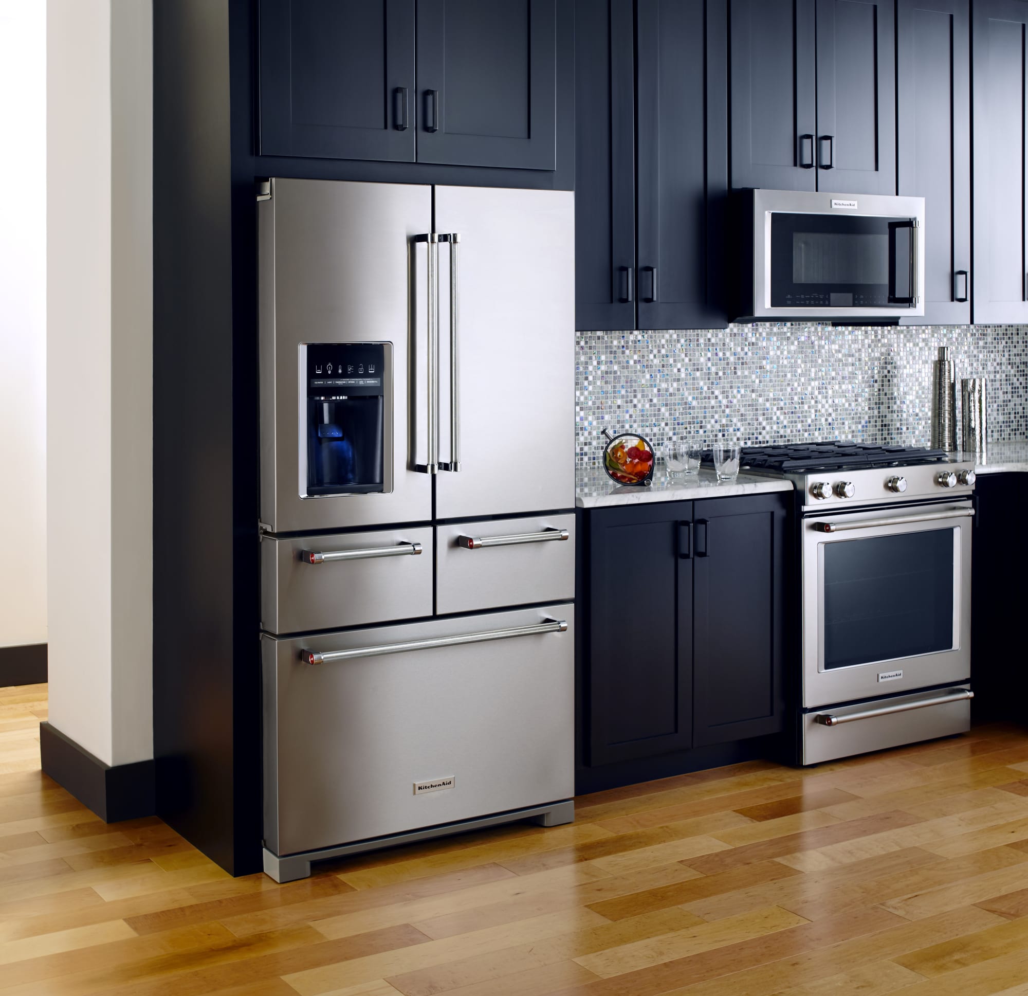 KitchenAid KRMF706ESS 36 Inch Freestanding 5Door French Door