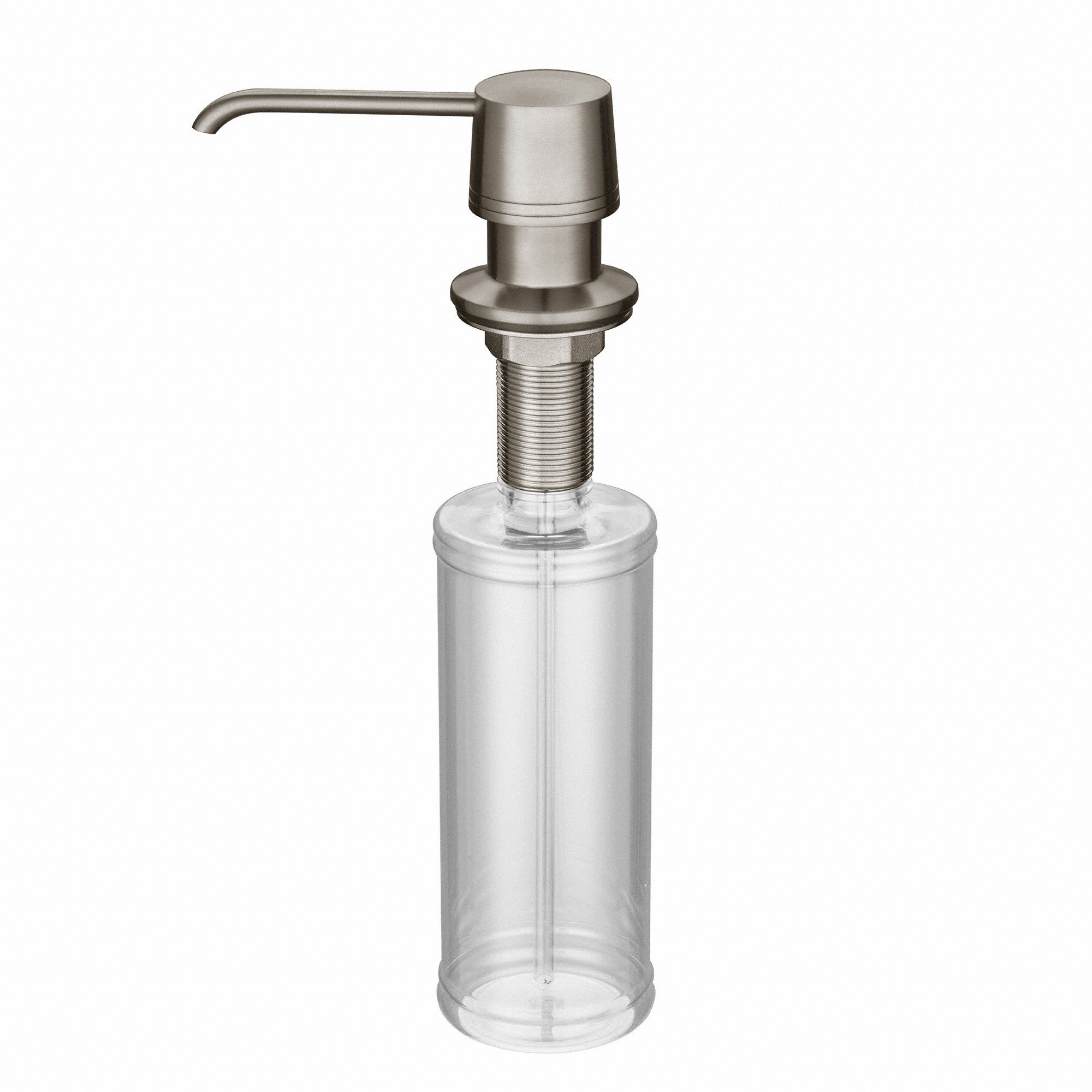 Kraus KSD30SN Soap Dispenser with Brass Pump, Superior Satin Finish and