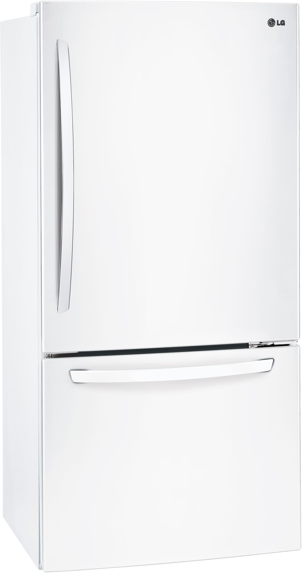LG LDCS24223W 33 Inch Bottom Freezer Refrigerator with 24.1 Cu. Ft