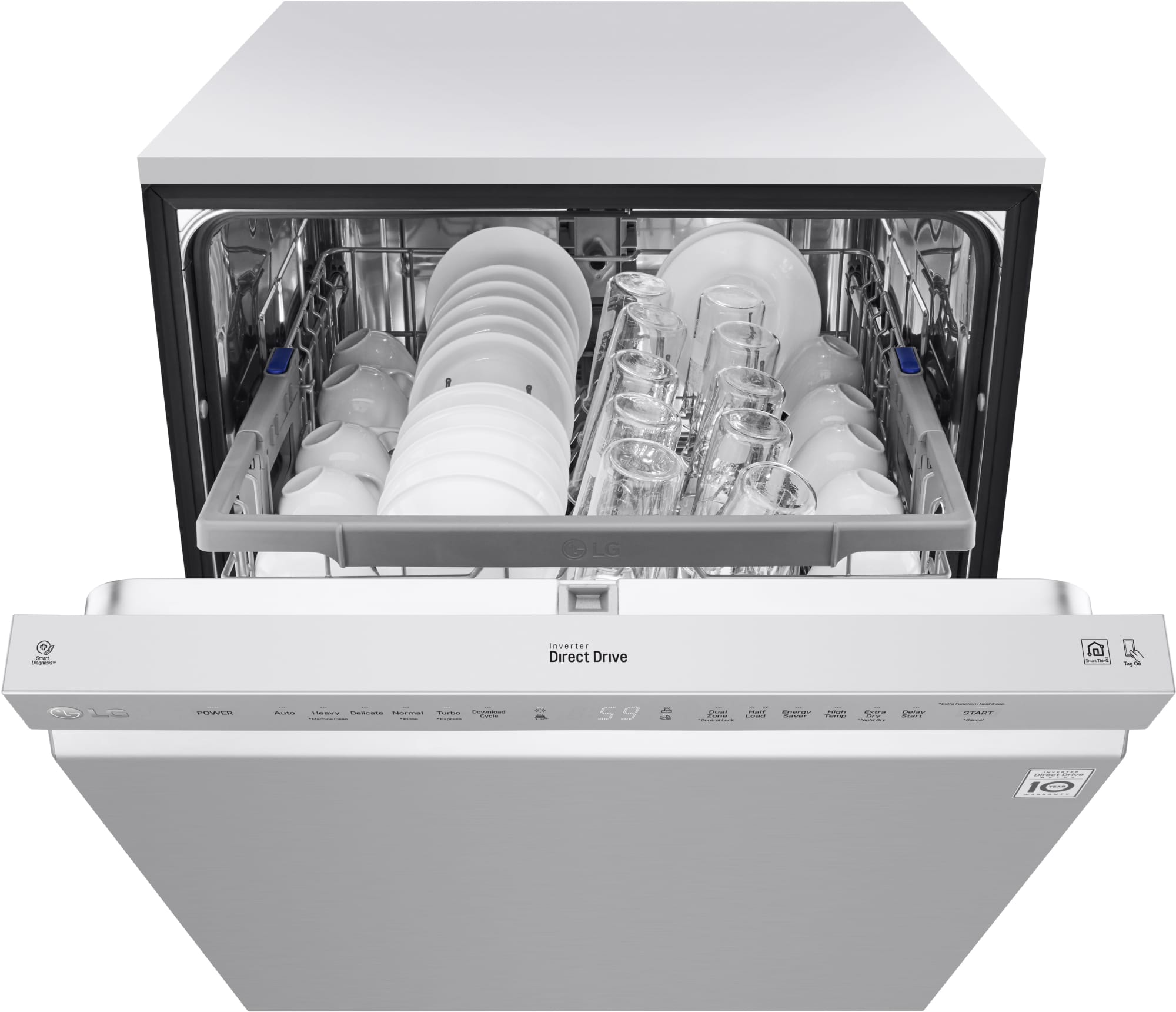 LG LDF5545ST 24 Inch Full Console BuiltIn Dishwasher with 15 Place