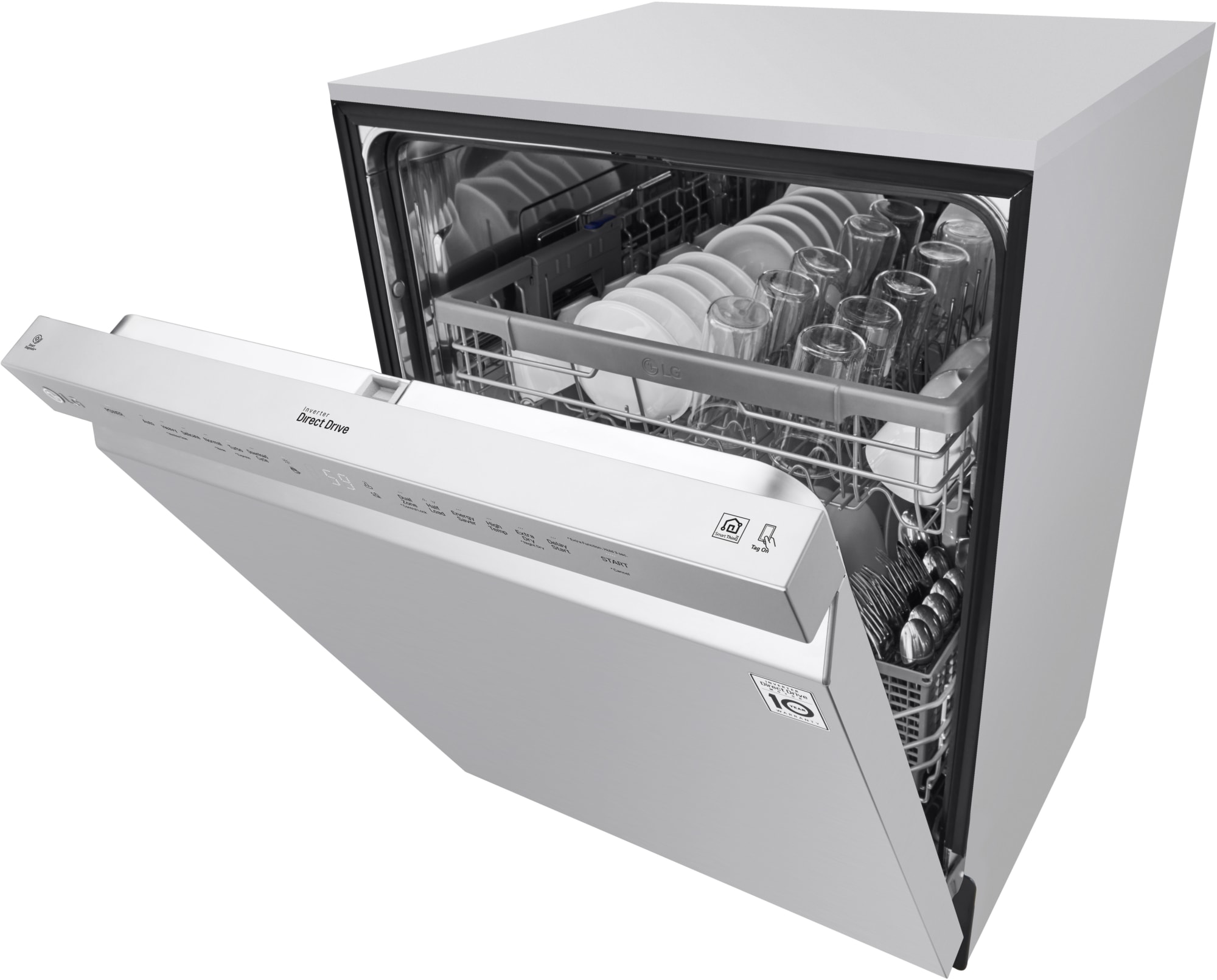 LG LDF5545ST 24 Inch Full Console BuiltIn Dishwasher with 15 Place