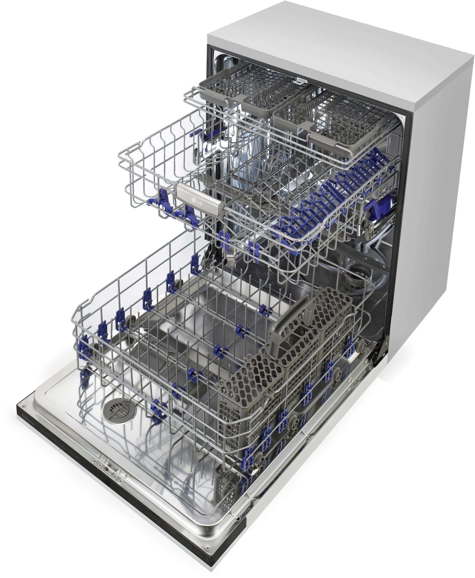 LG LDF7774ST Fully Integrated Dishwasher with SenseClean™, EasyRack