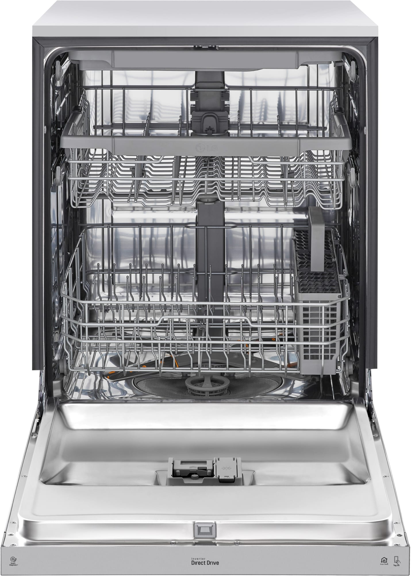 LG LDFN4542S 24 Inch Full Console Dishwasher with 15 Place Settings