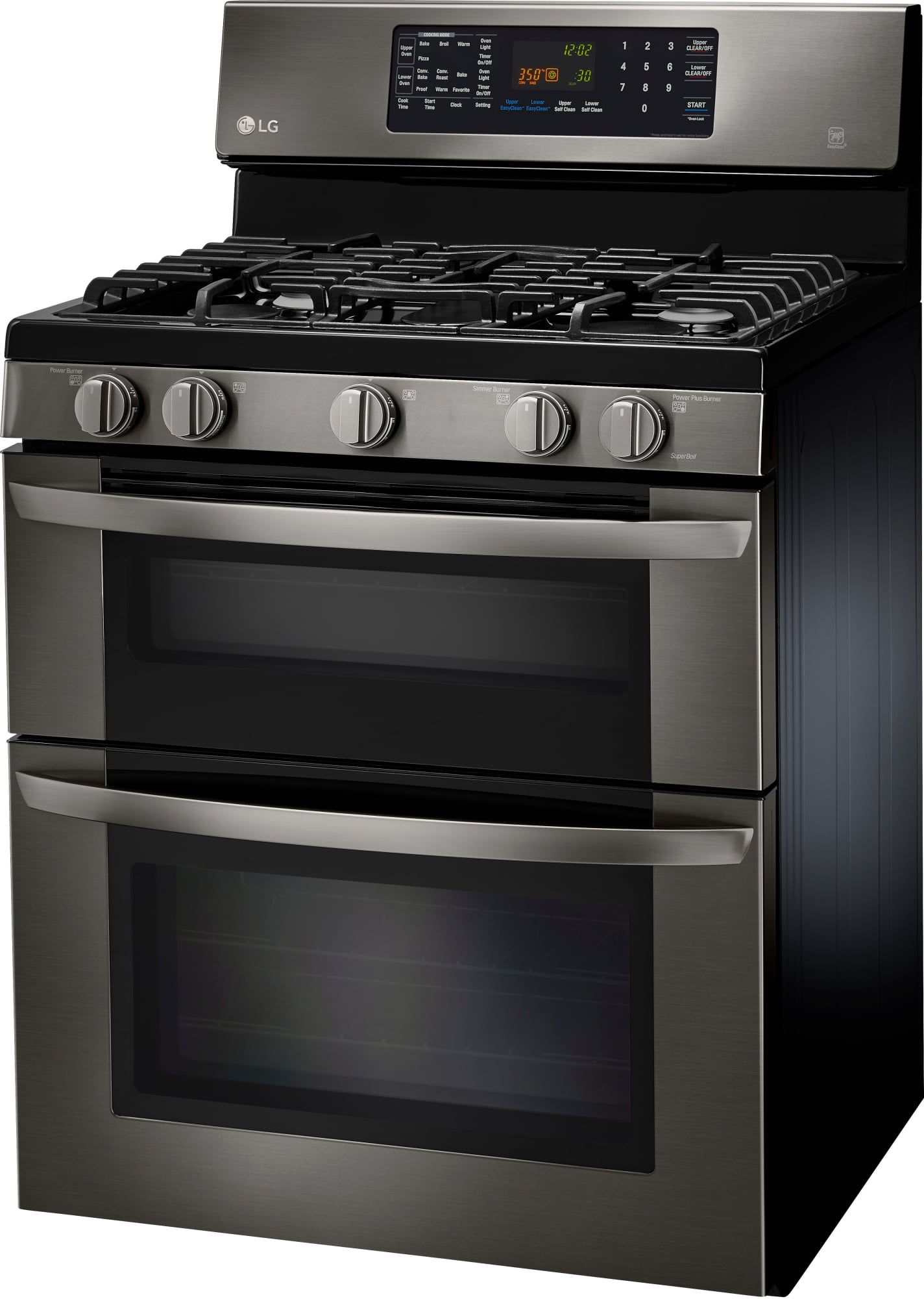 LG LDG3036BD 30 Inch Freestanding Gas Range with Convection, IntuiTouch