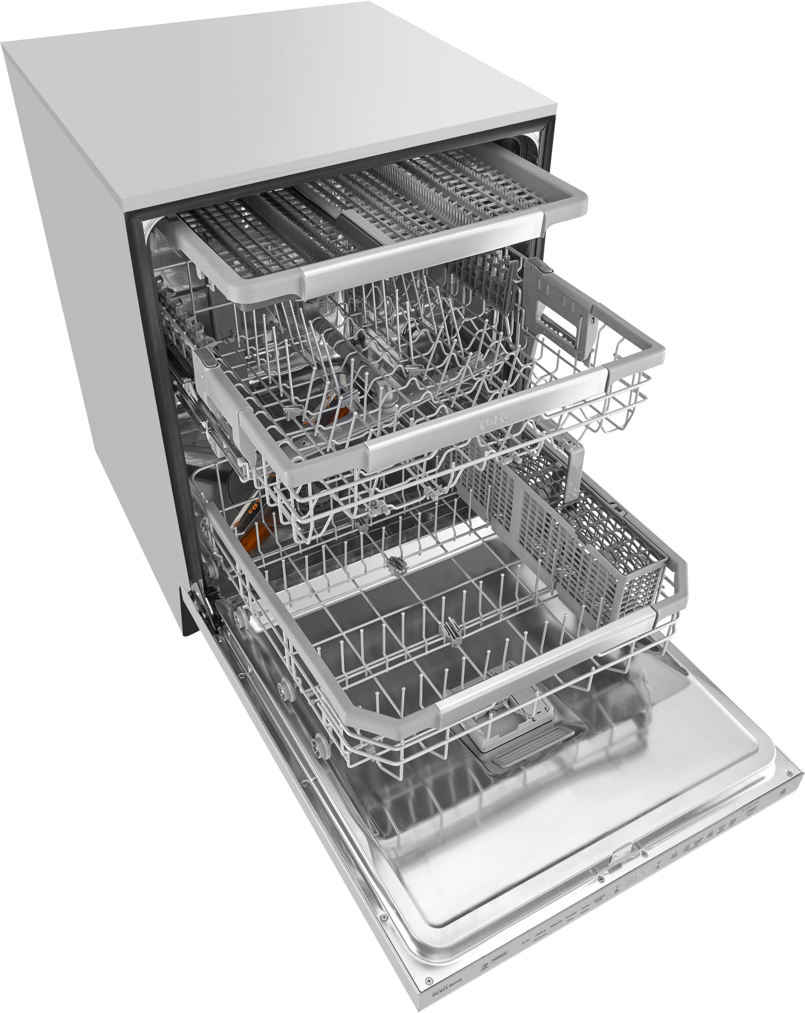 LG LDT7797ST Fully Integrated Dishwasher with QuadWash™, 3rd Rack
