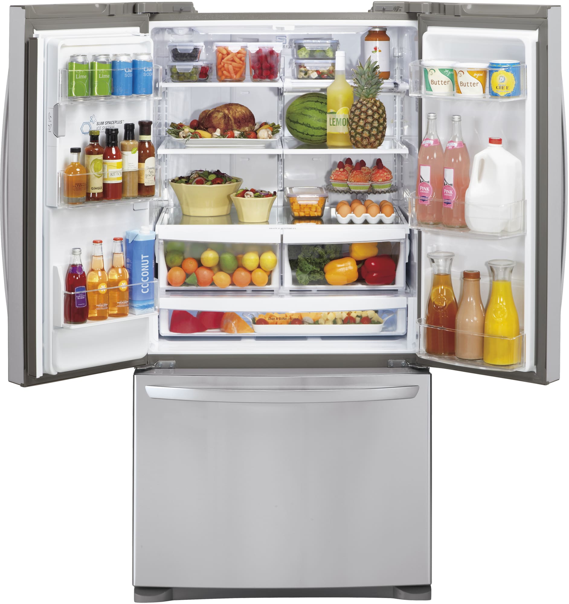 LG LFX28968ST 36 Inch French Door Refrigerator with Slim SpacePlus® Ice