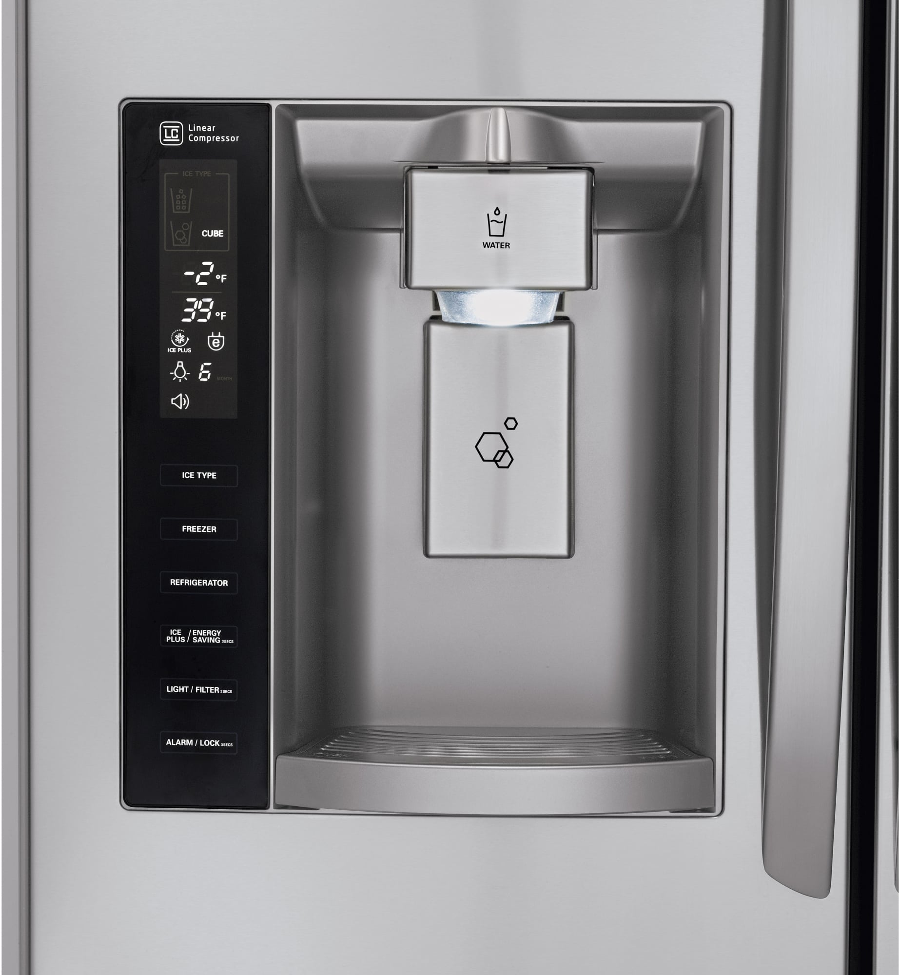 LG LFX28968ST 36 Inch French Door Refrigerator with Slim SpacePlus® Ice