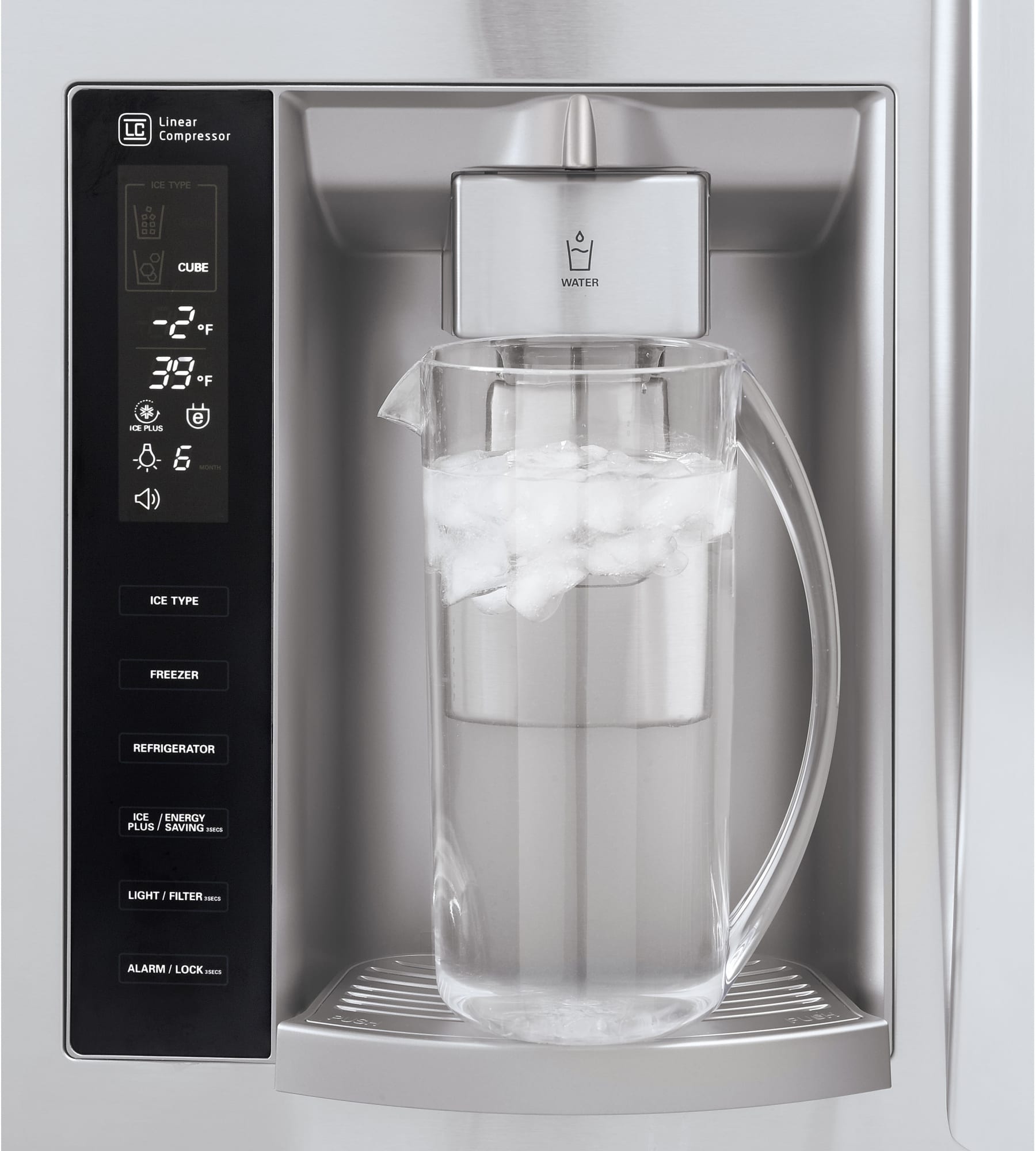 LG LFX28968ST 36 Inch French Door Refrigerator with Slim SpacePlus® Ice