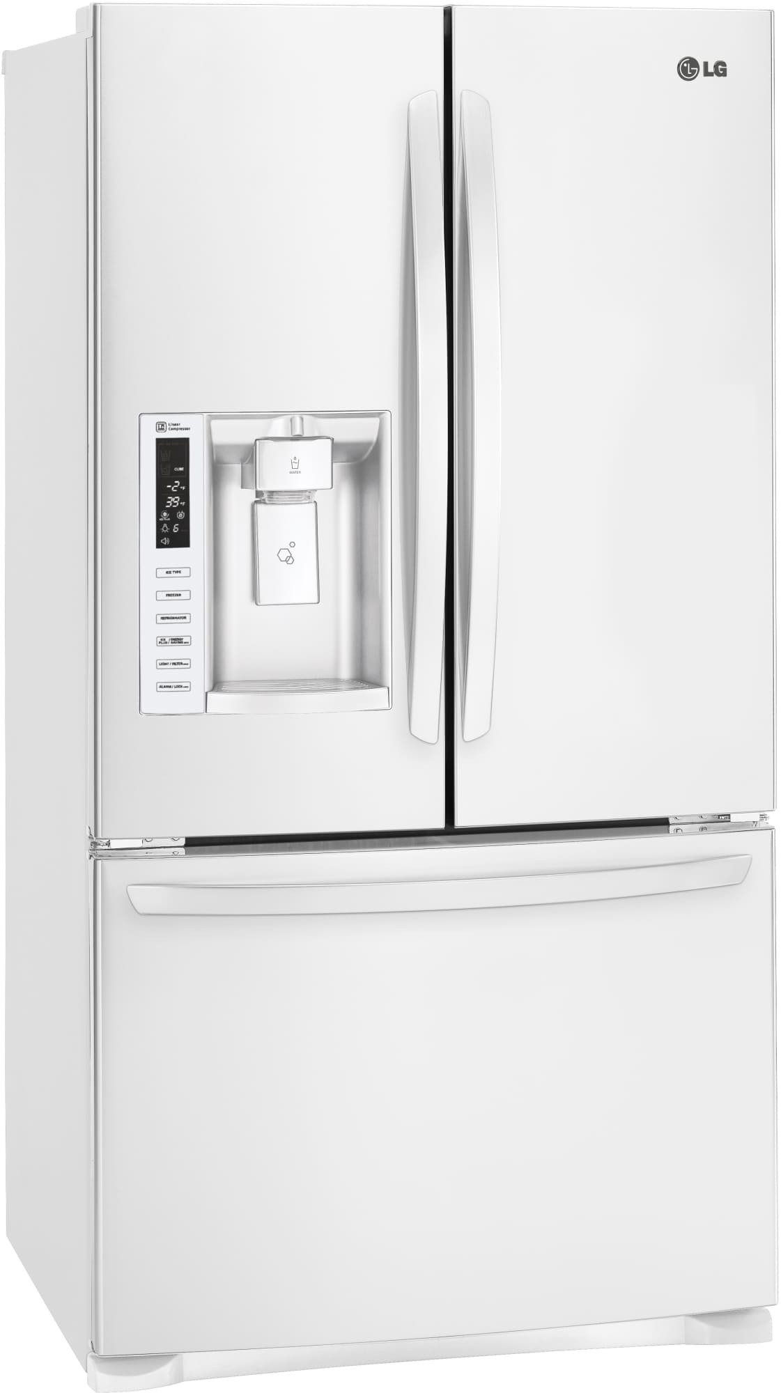 LG LFX28968SW 36 Inch French Door Refrigerator with Slim SpacePlus® Ice
