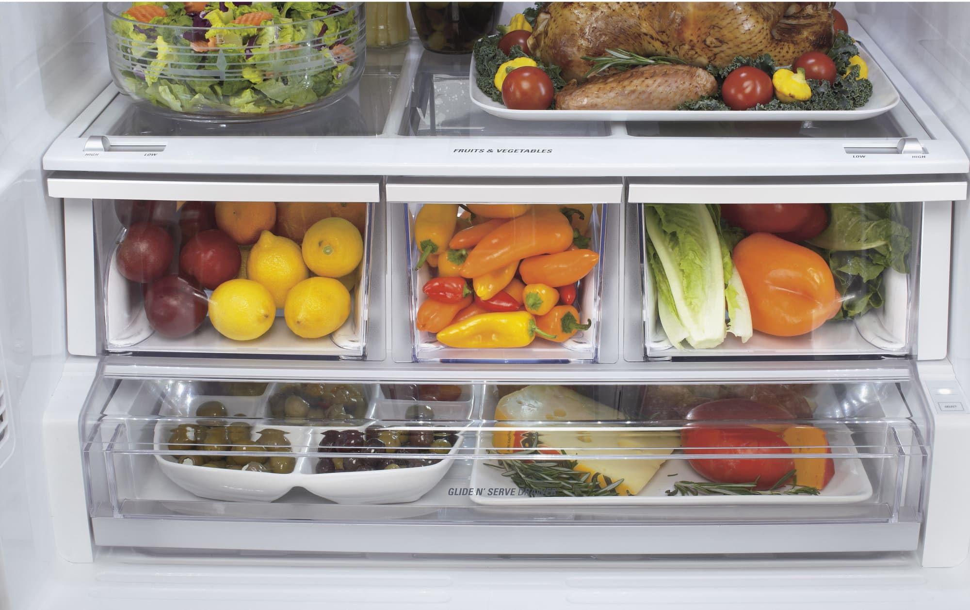 LG LFXS29766S 36 Inch French Door Refrigerator with DoorinDoor