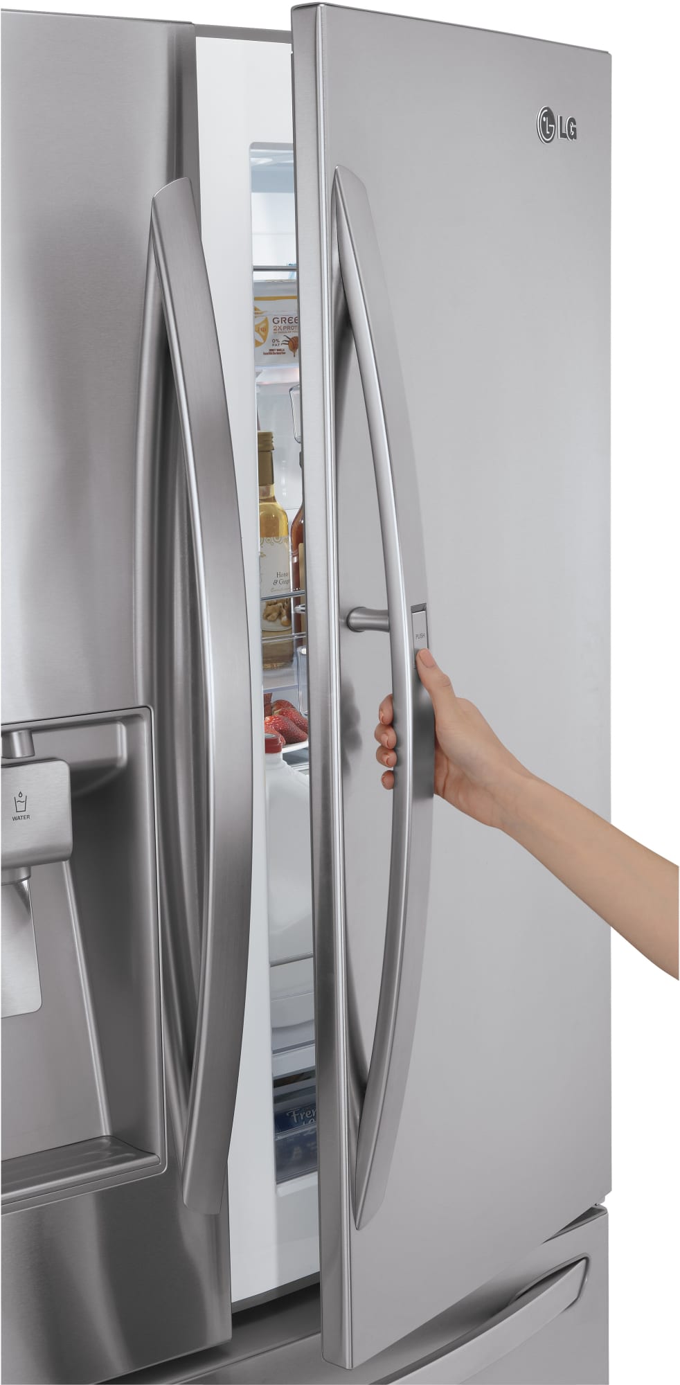 LG LFXS29766S 36 Inch French Door Refrigerator with DoorinDoor